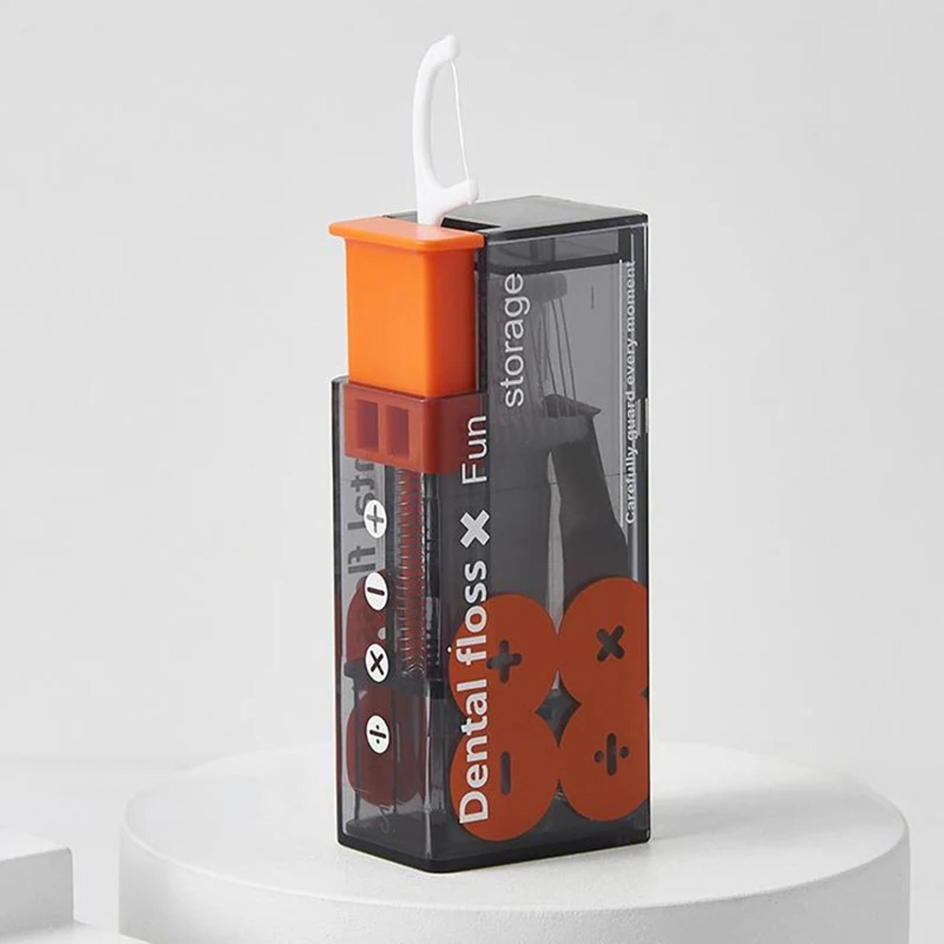 Portable Floss Dispenser With Disposable Flossing Sticks 1
