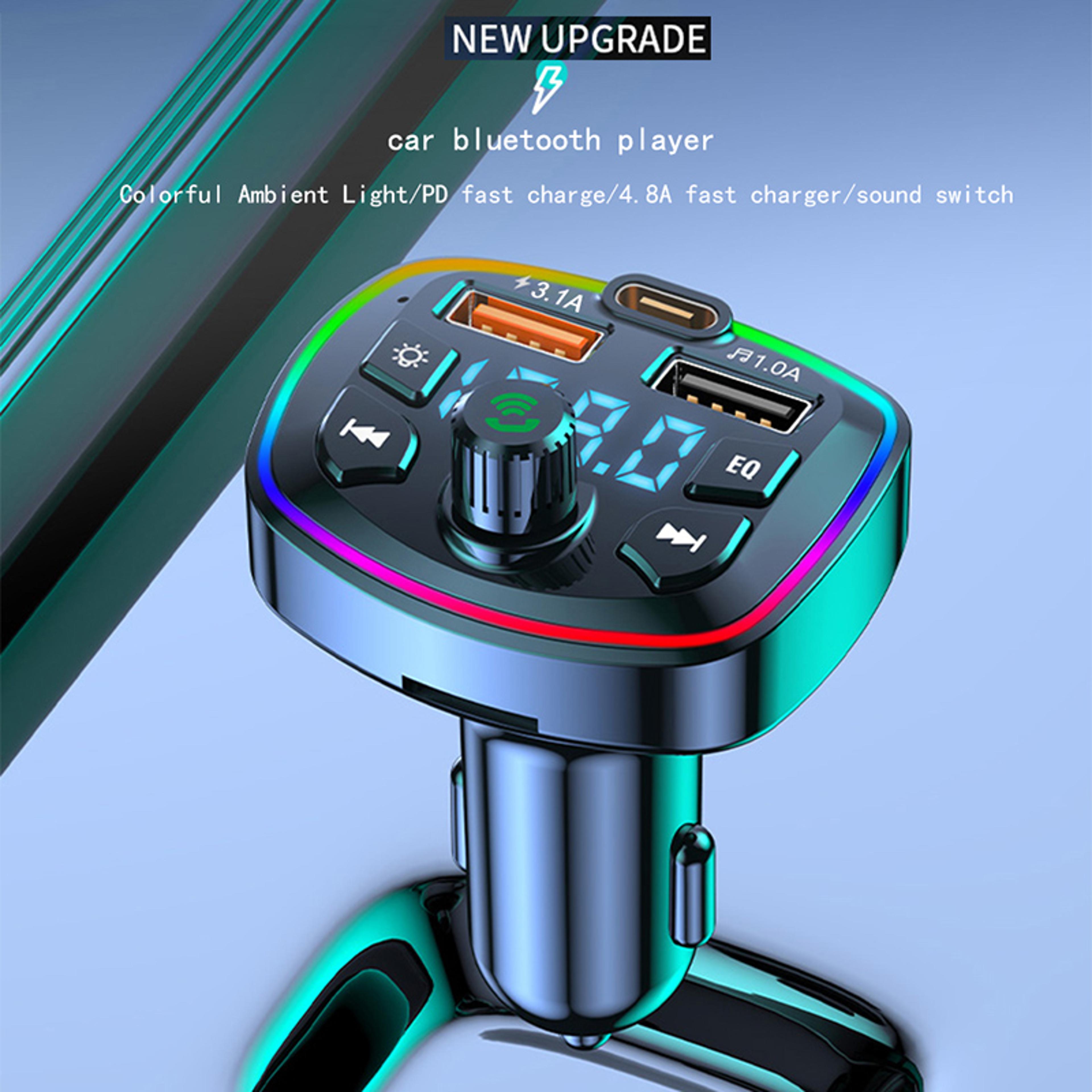 DriveSync Bluetooth Transmitter  Dual USB Fast Charger For Cars 2