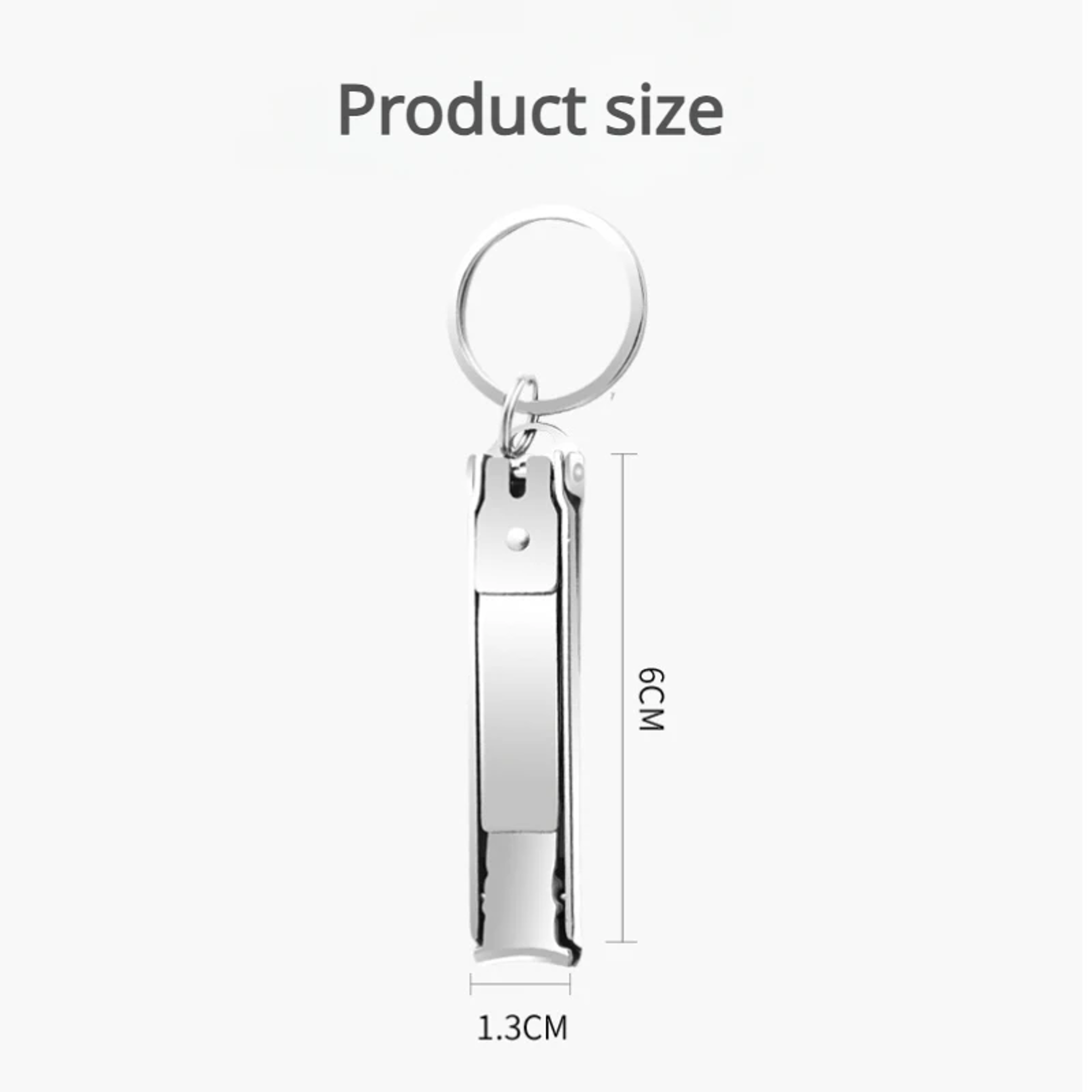 Ultra Slim Foldable Stainless Steel Nail Clipper For Travel  Everyday Grooming 4