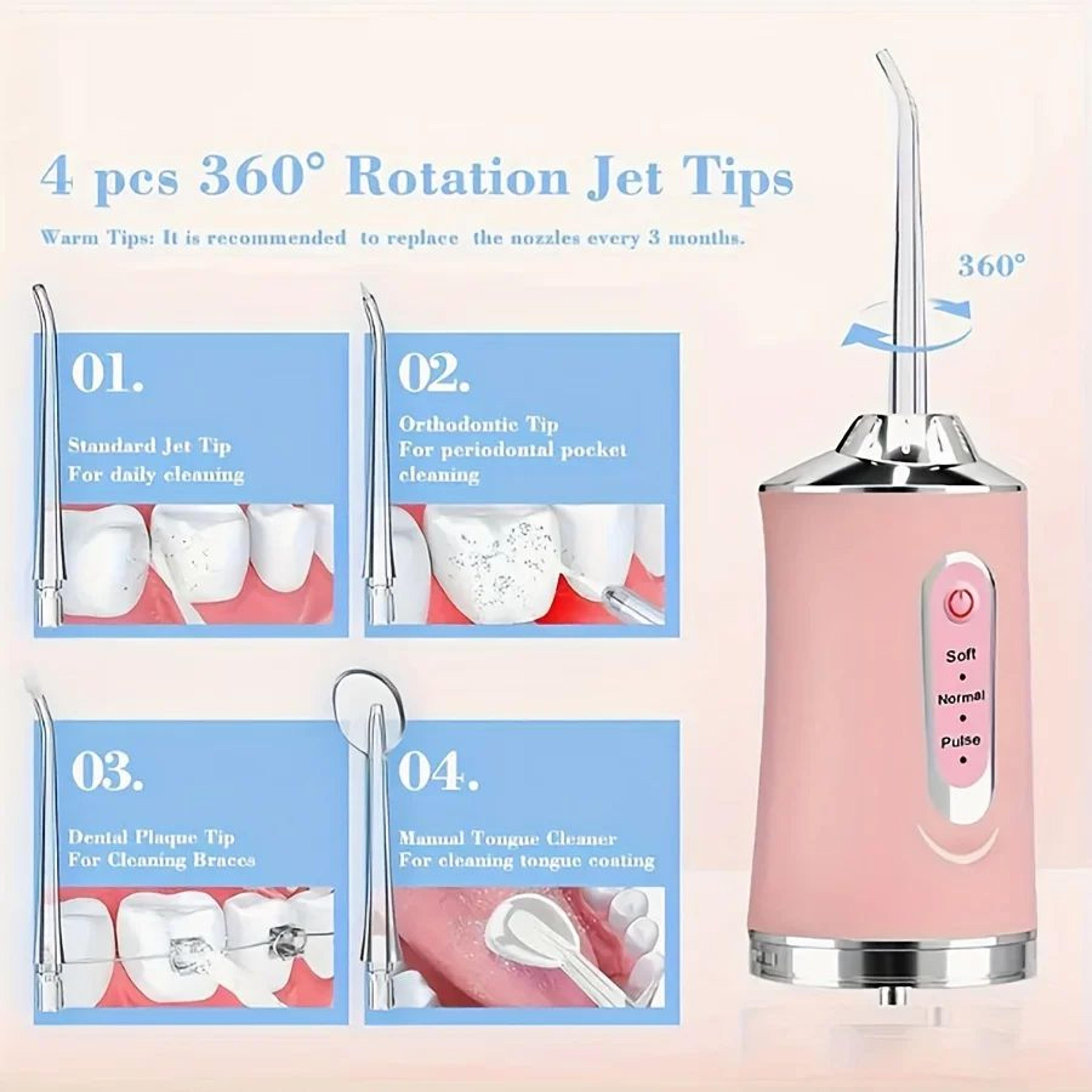 Water Flosser Replacement Tips Set For Oral Irrigators  Dental Water Jets 3