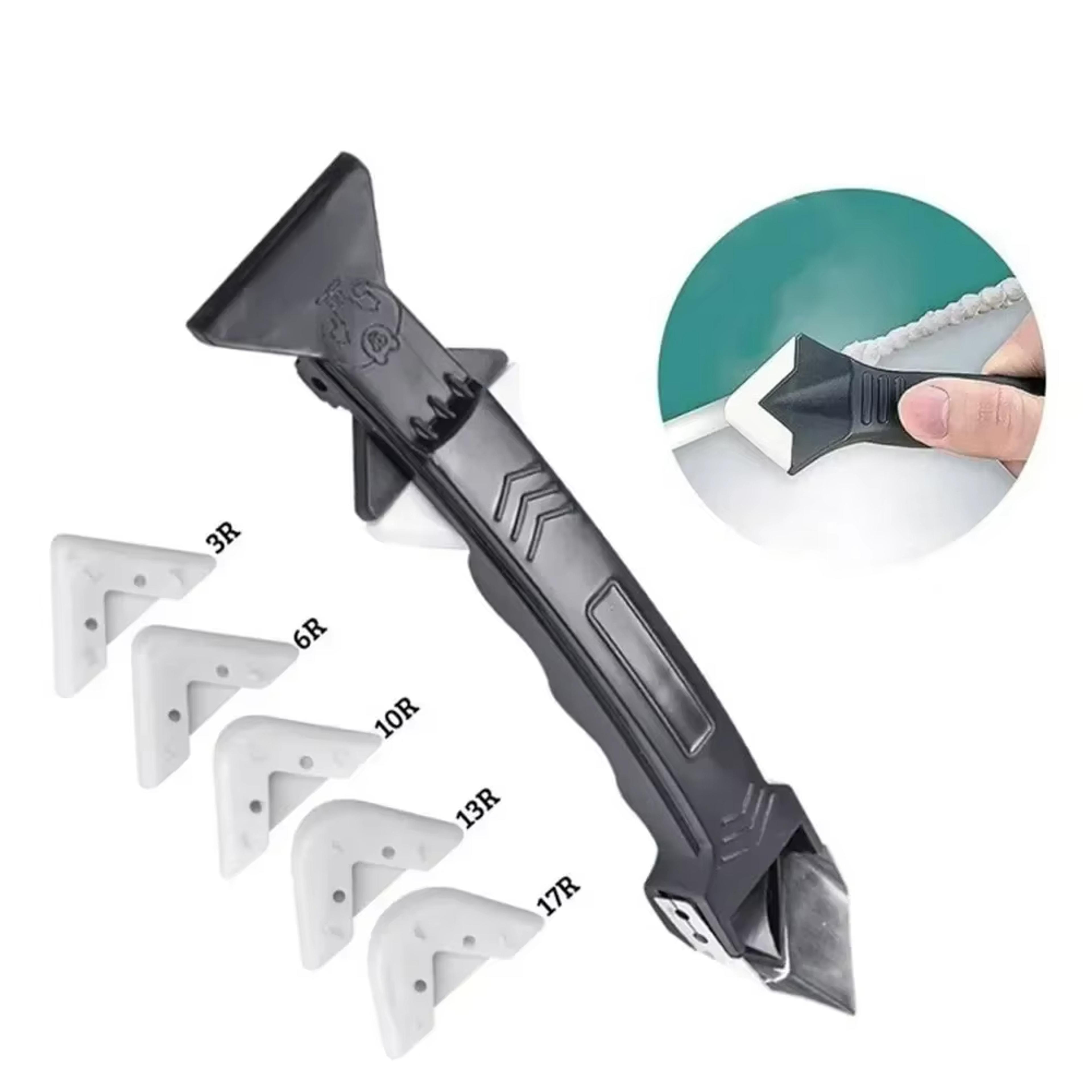 5 In 1 Caulking Tool Kit  Grout Scraper For Clean Sealant Removal And Finishing 3