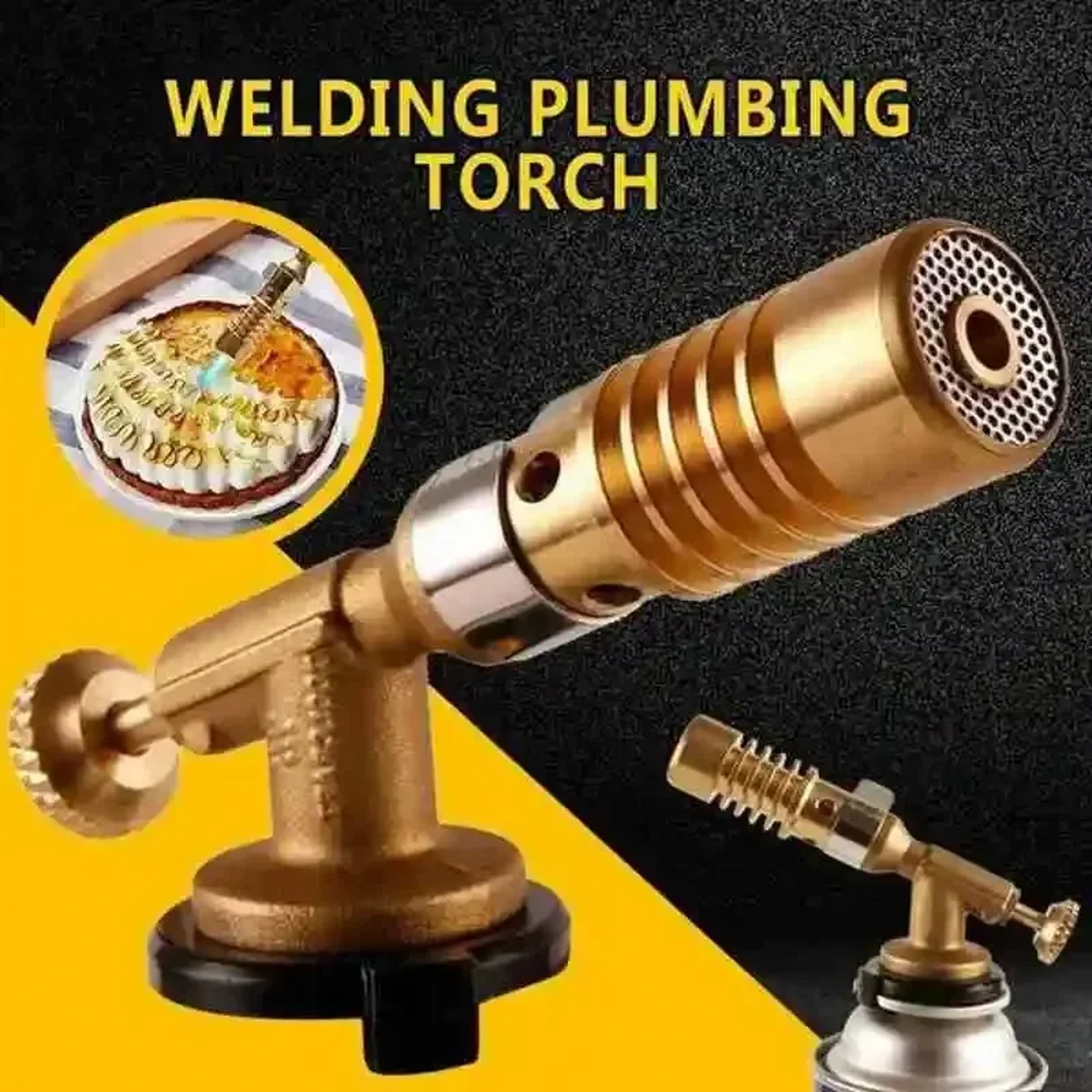 Portable Butane Torch Flame Gun For Welding BBQ  Outdoor Camping 1