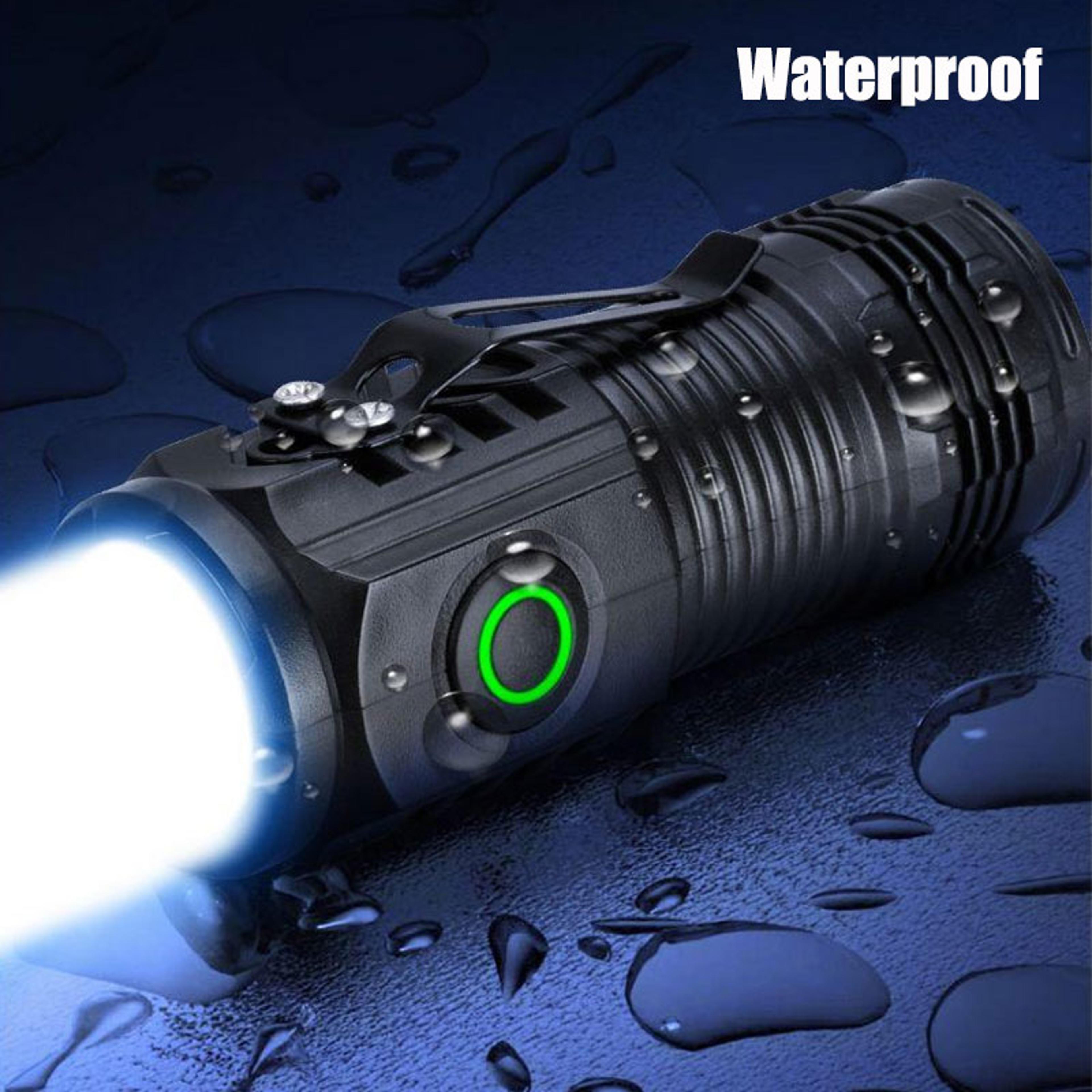 ultrabeam mini tactical flashlight rechargeable led torch with pen clip
