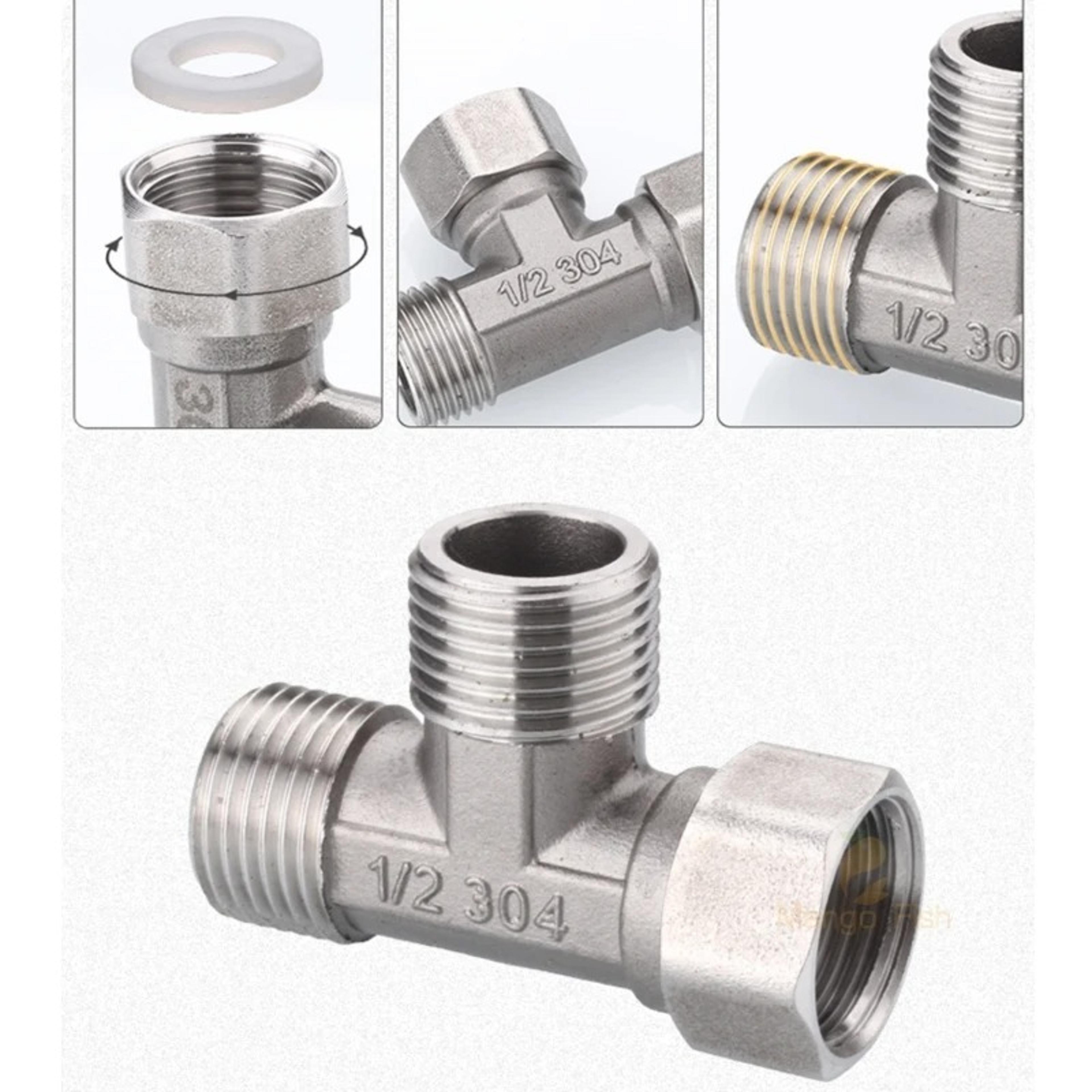 Stainless Steel Valve Diverter For Bidet Sprayer  Shower Water Splitter 4
