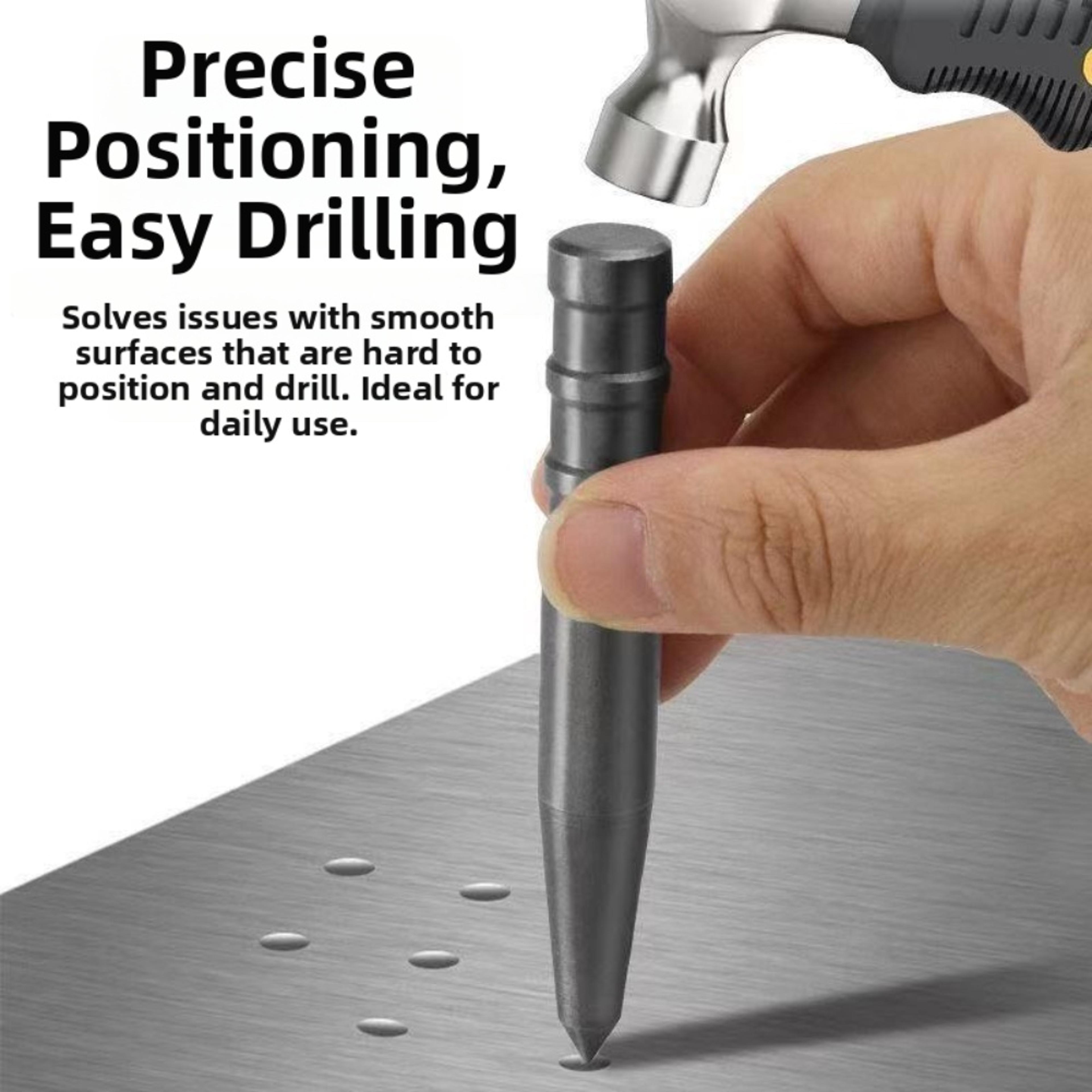 PrecisionPro Automatic Center Punch  Window Breaker Tool For Metal Wood  Glass 2