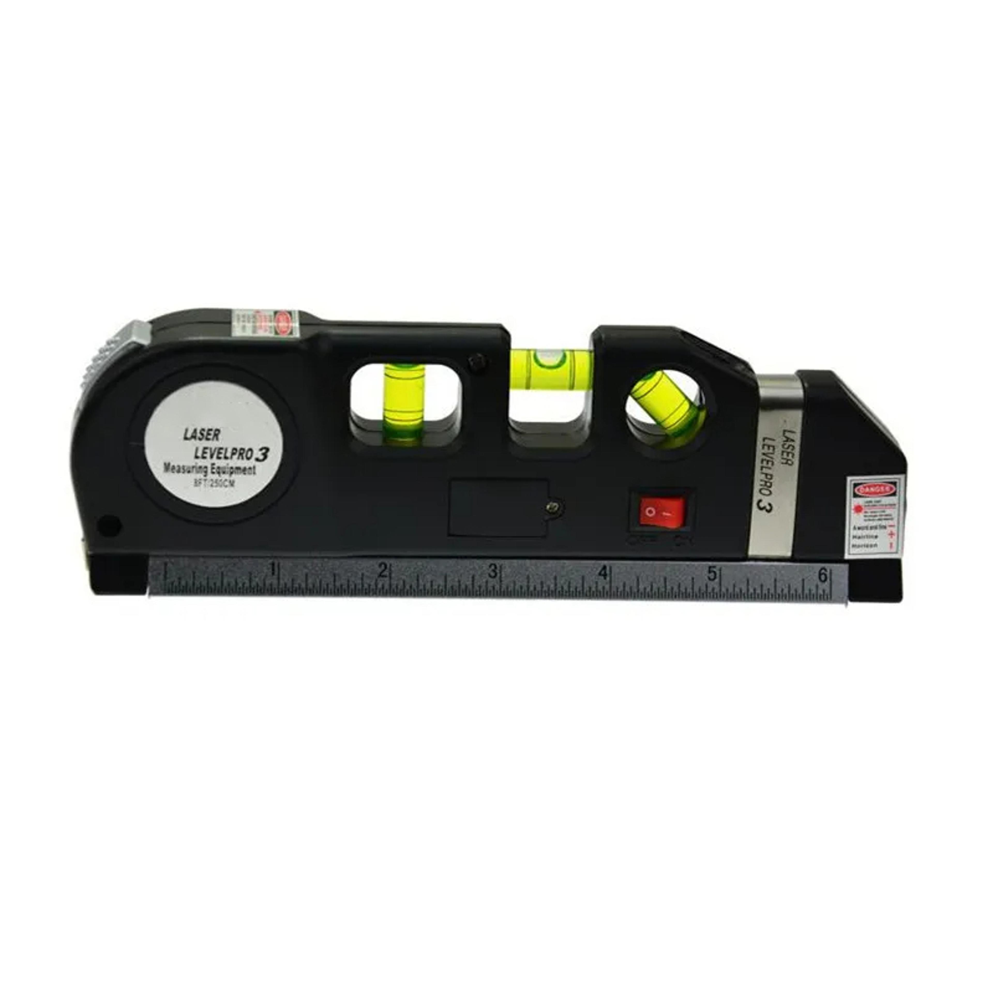 Precision Laser Level  Ruler Vertical  Horizontal Measuring Tool With Standard Metric Scale 5