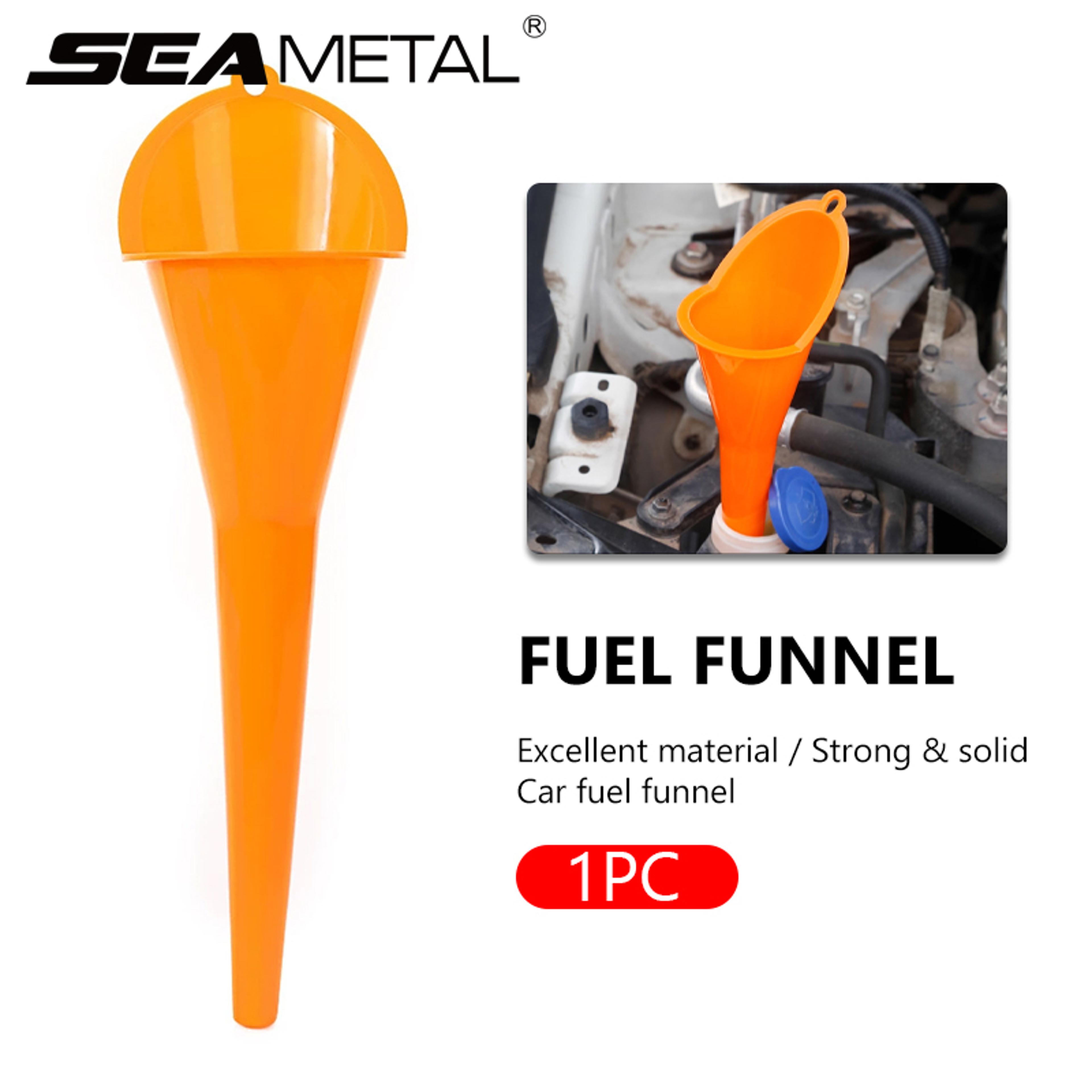 Long Stem Anti Splash Oil  Fuel Funnel For Cars And Motorcycles 1