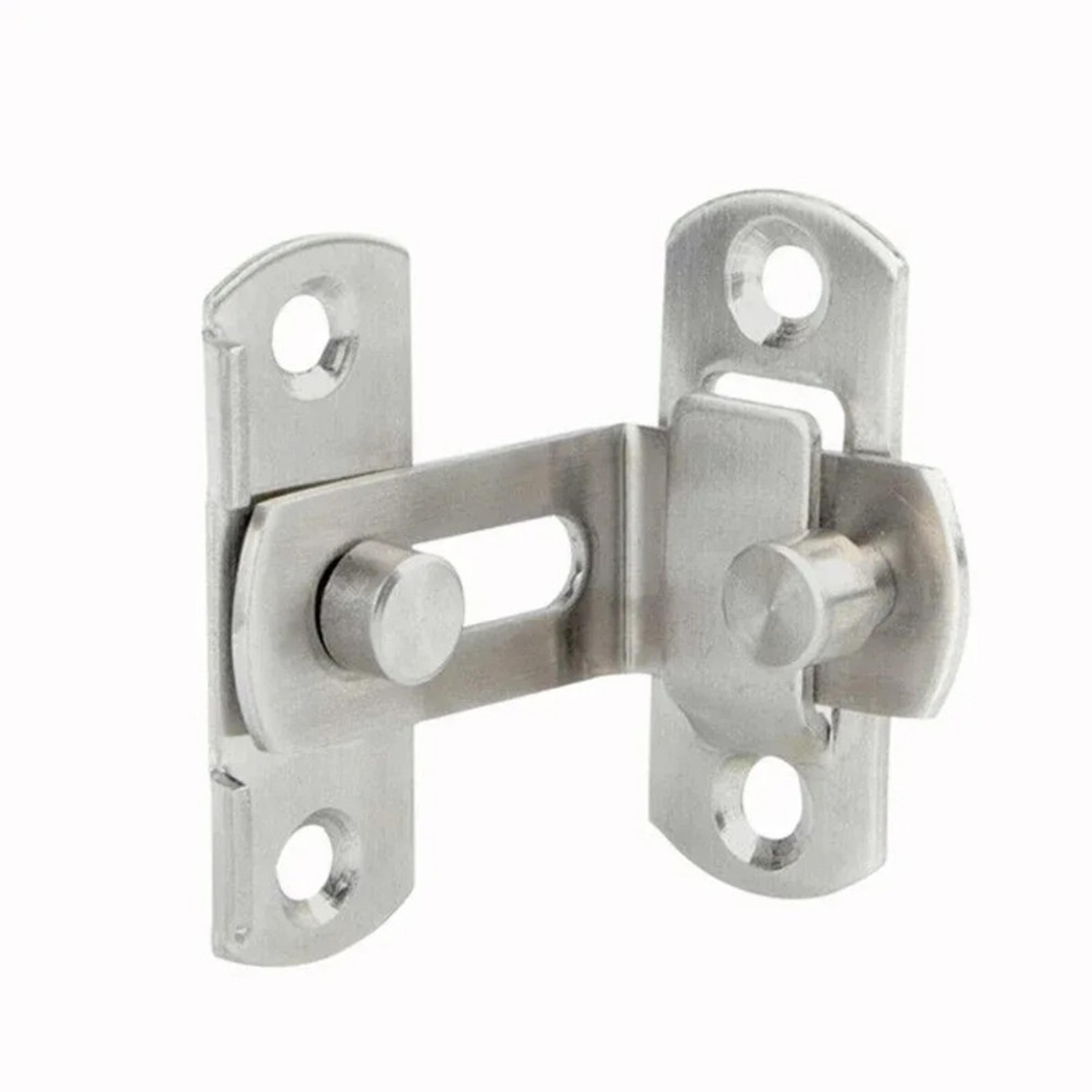 Premium Right Angle Security Door Latch With Sliding Lock Barrel Bolt Durable Home Door  Cabinet Sa 3
