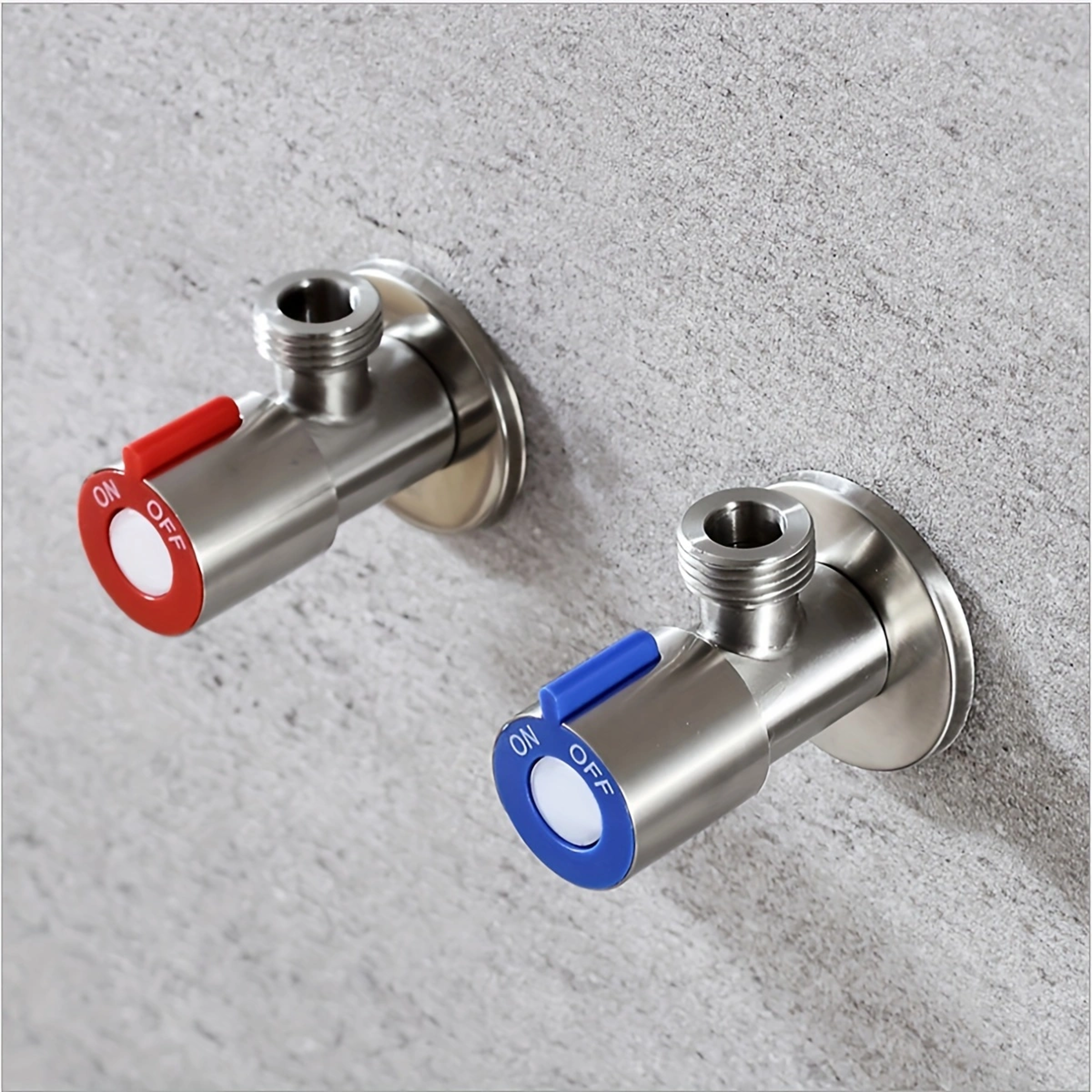 large flow stainless steel angle valve for toilet and sink water controlss