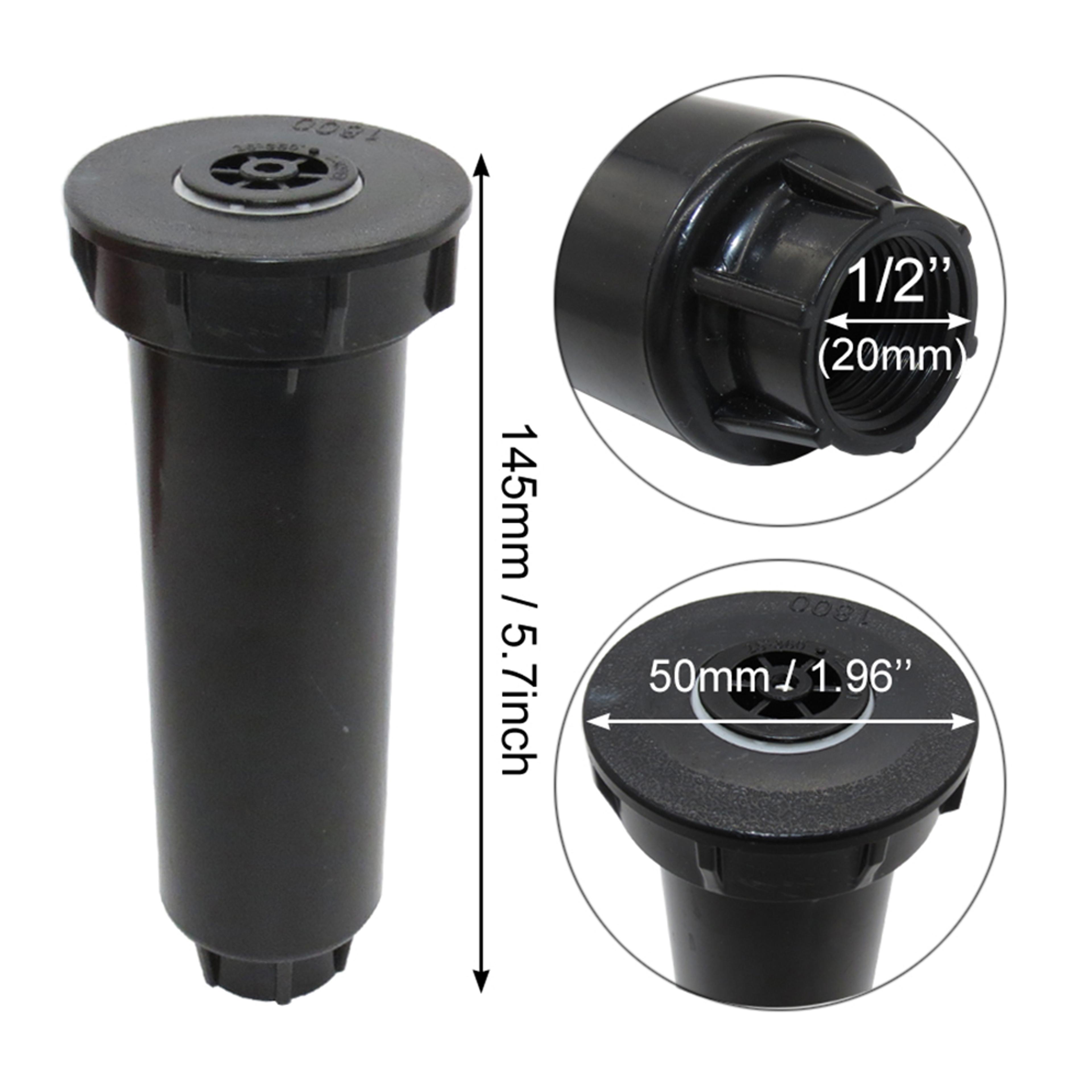 Adjustable Pop Up Lawn Sprinkler With Female Inlet And Coverage 1