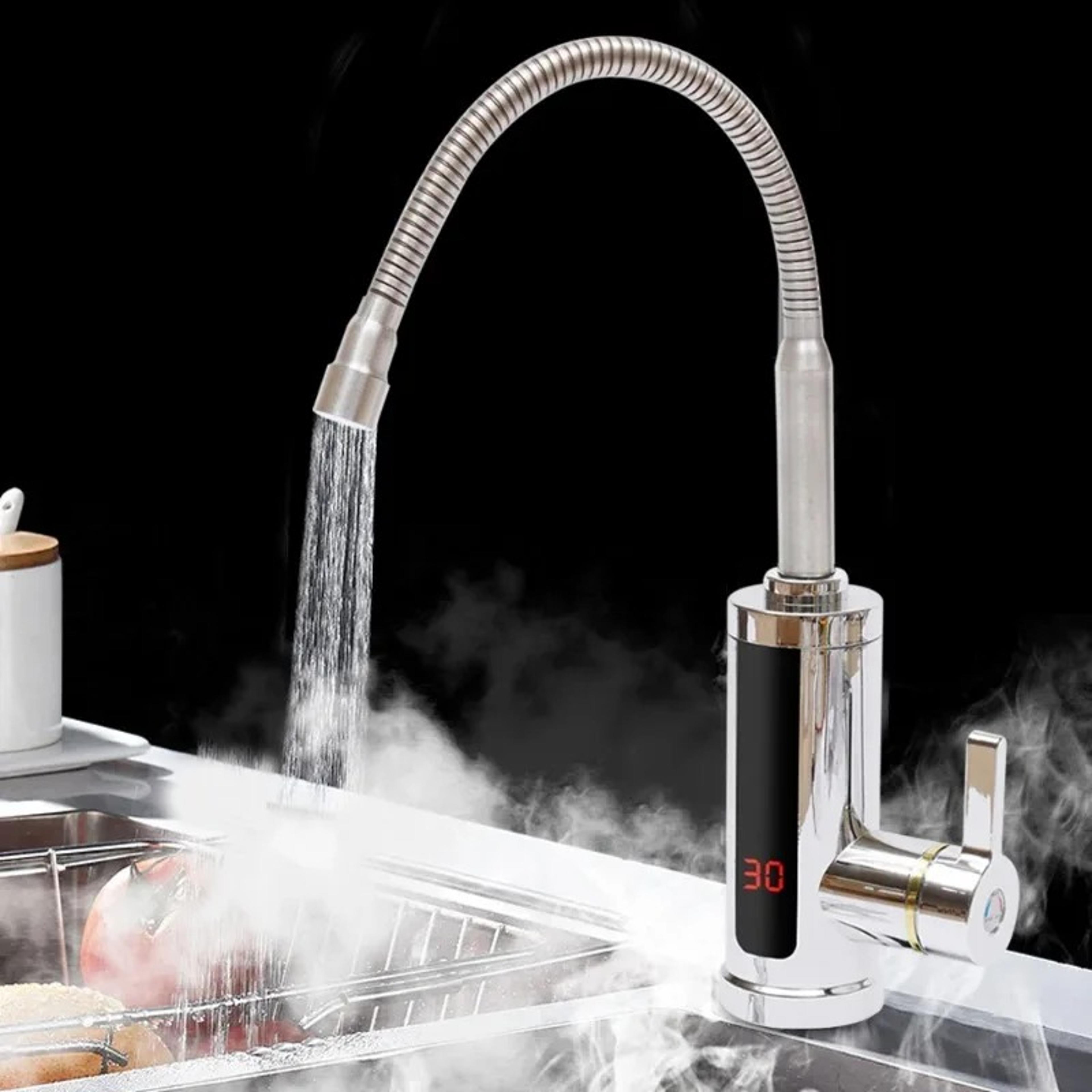 InstantFlow Electric Faucet Heater With LCD Display And Degree Rotating Spout 1