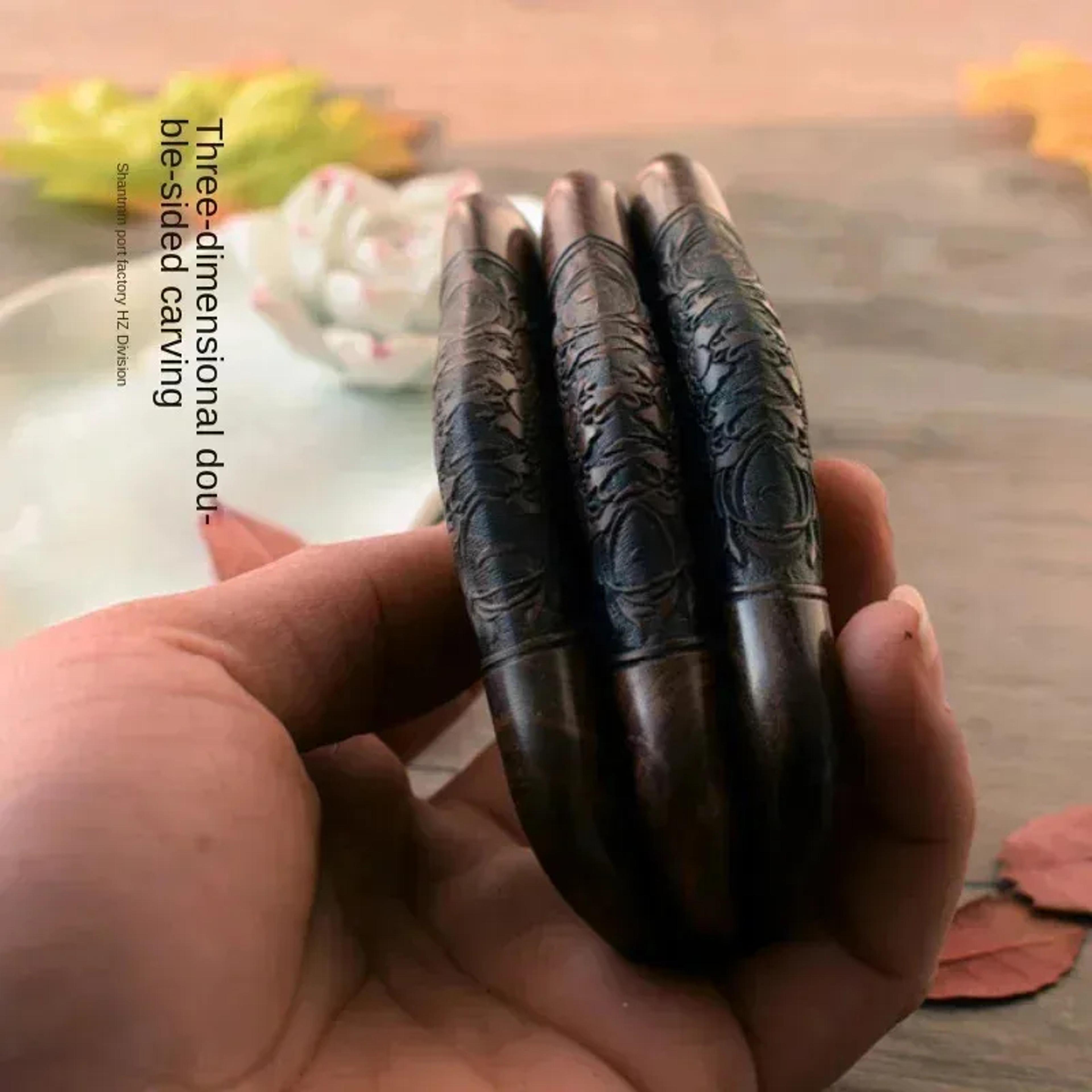 Black Gold Sandalwood Pocket Comb For Hair And Beard Grooming 5