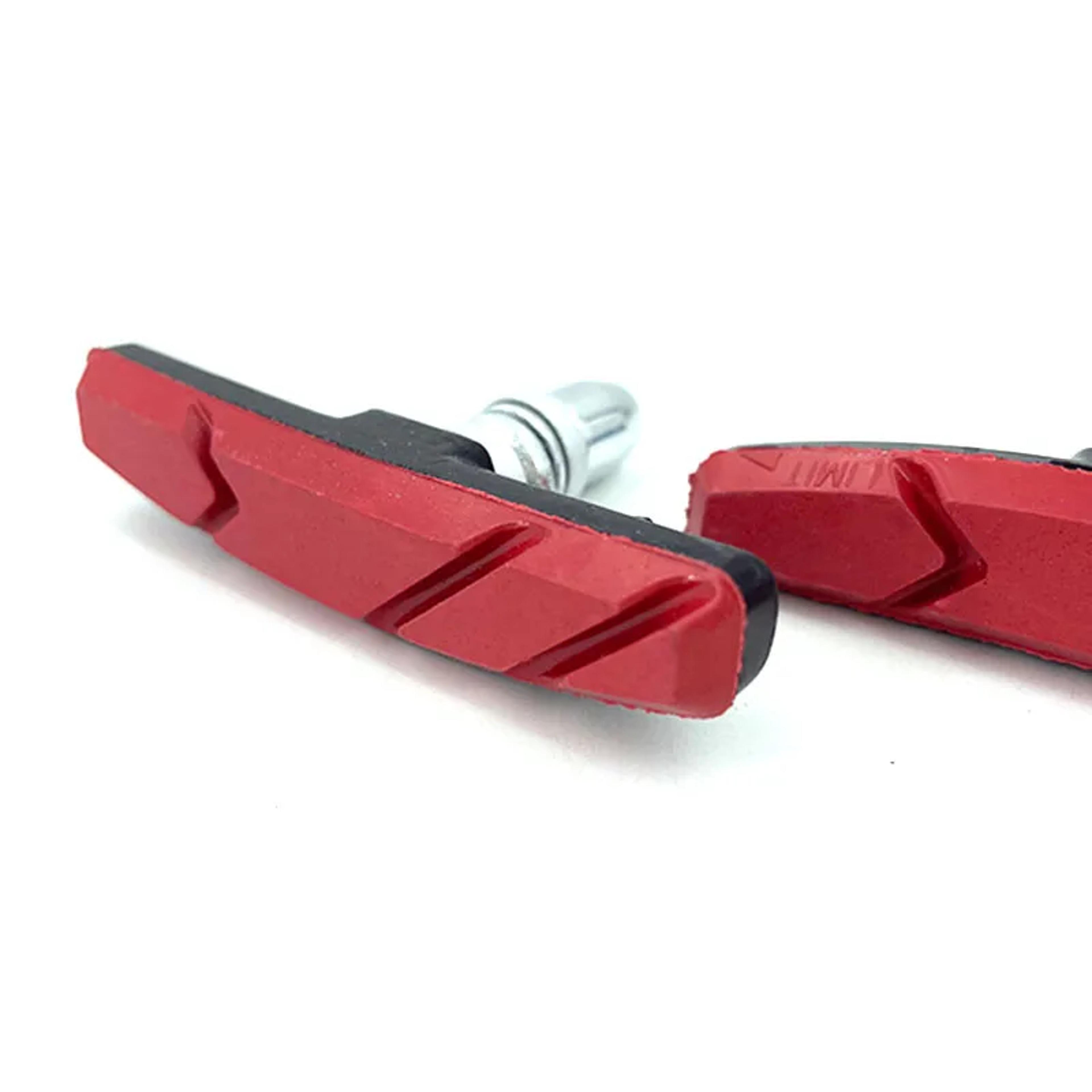 Durable V Brake Pads Quiet Bicycle Rubber Brake Blocks 3