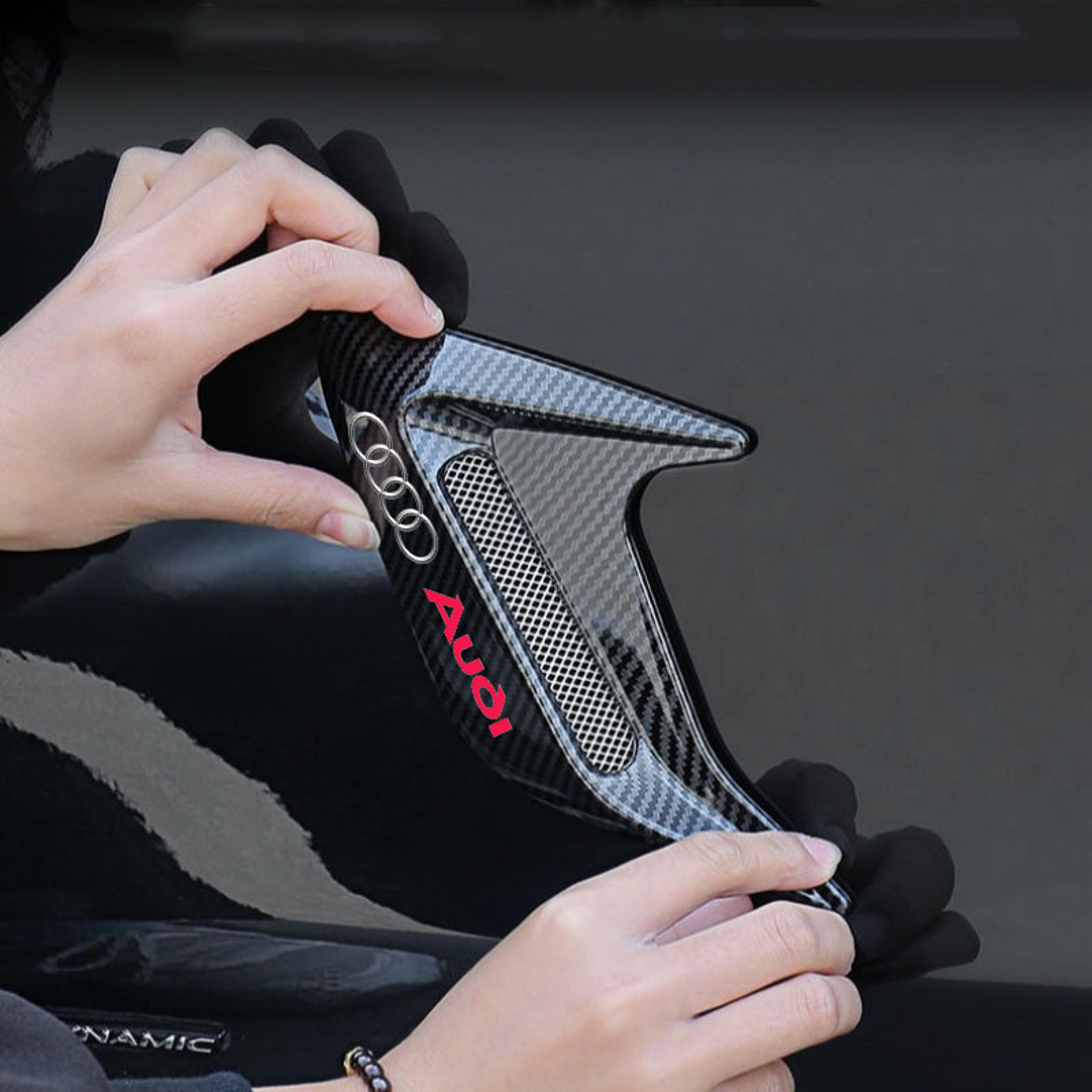 Universal Audi Bumper Canards Front Splitter Side Vent Spoiler Fins 1