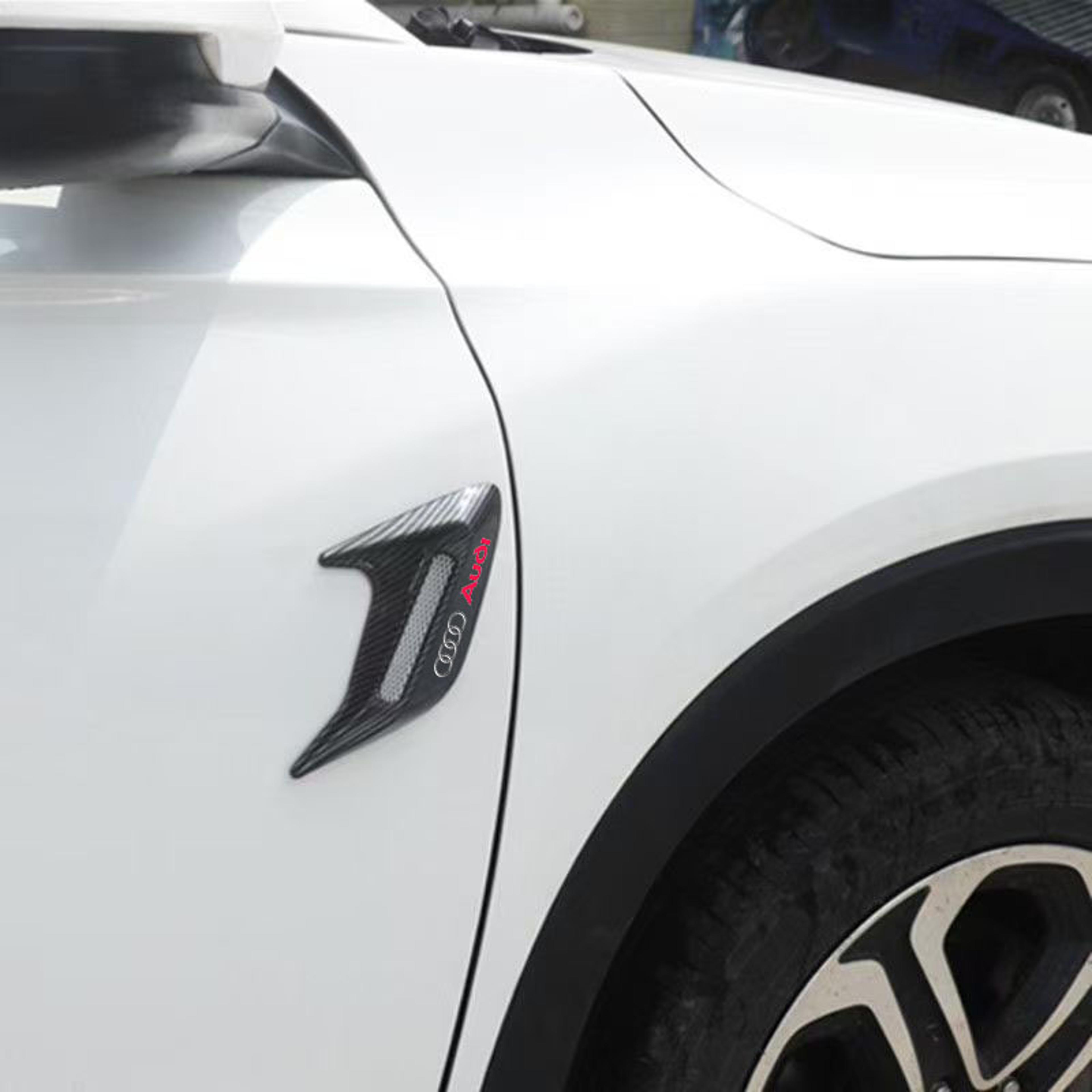 Universal Audi Bumper Canards Front Splitter Side Vent Spoiler Fins 5