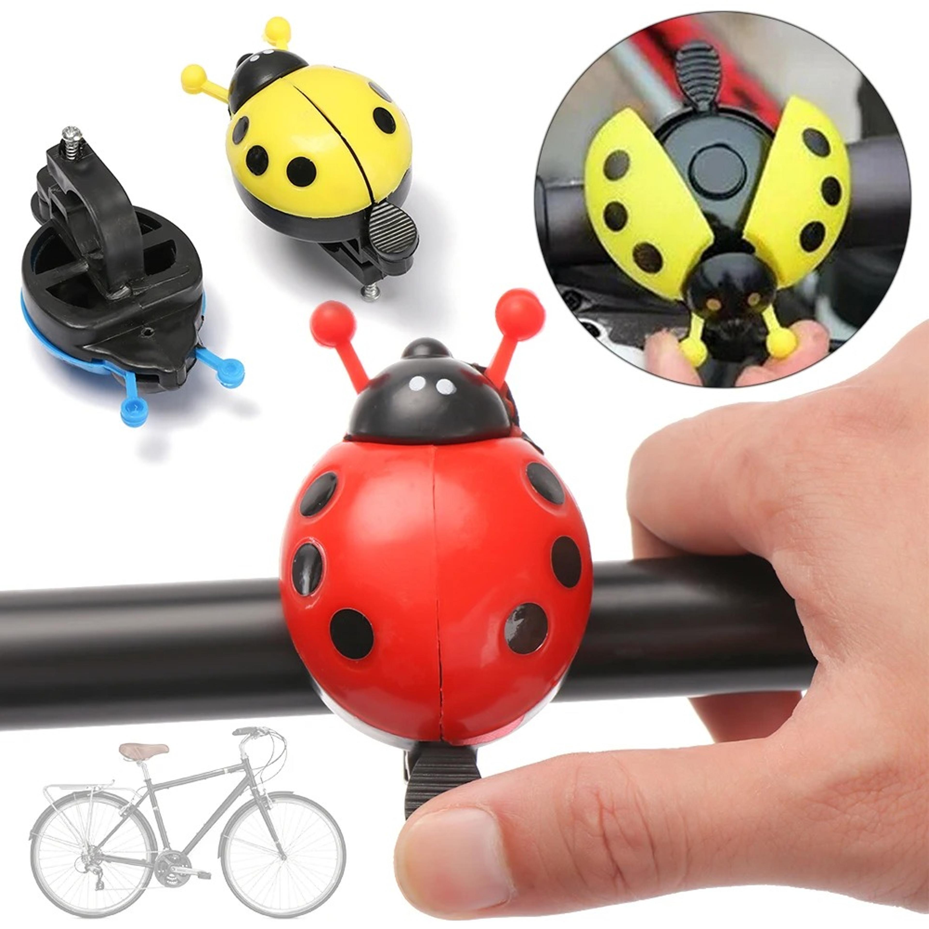Ladybug Kids Bike Bell Easy Press Bell For Bicycles Balance Bikes And Scooters 1