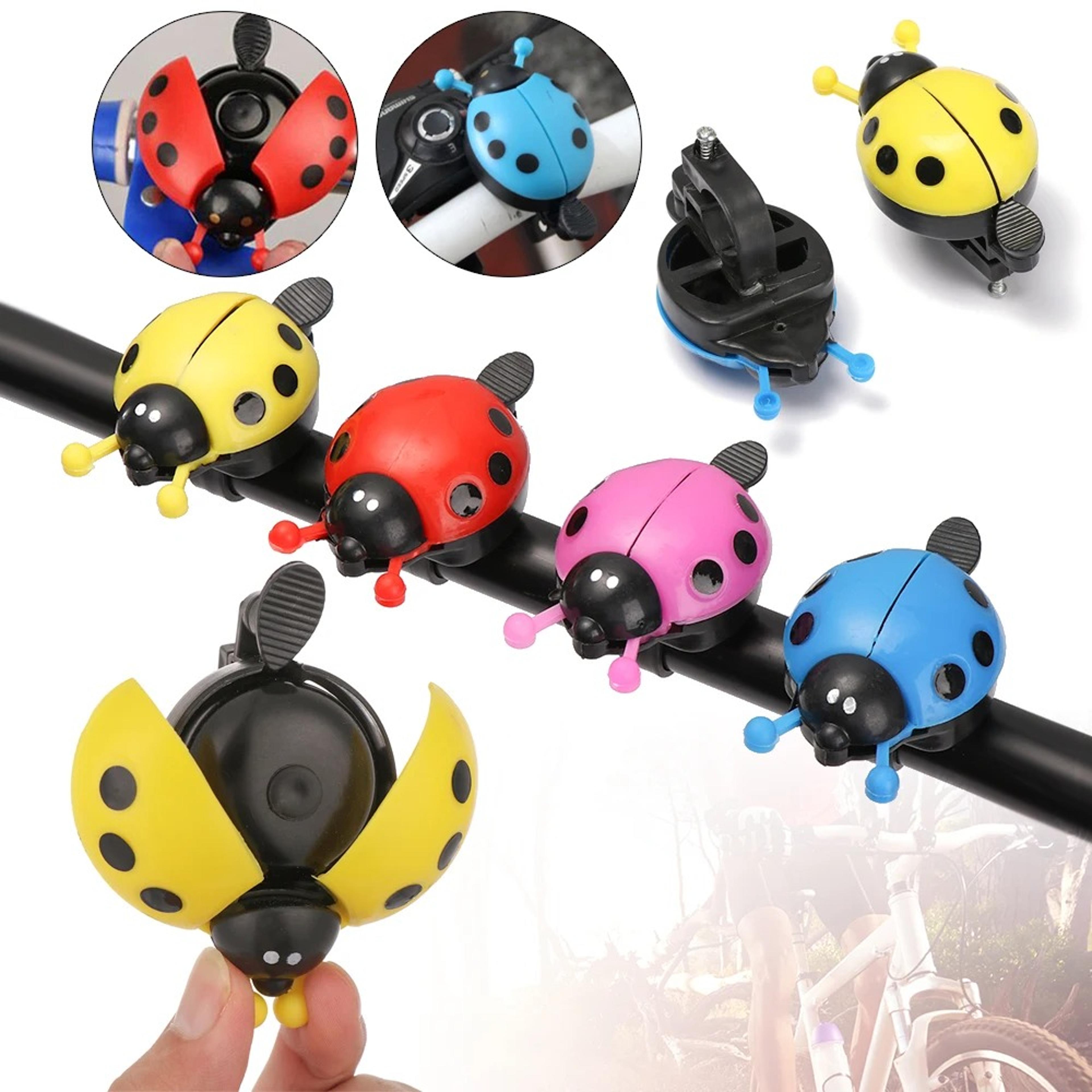 Ladybug Kids Bike Bell Easy Press Bell For Bicycles Balance Bikes And Scooters 2