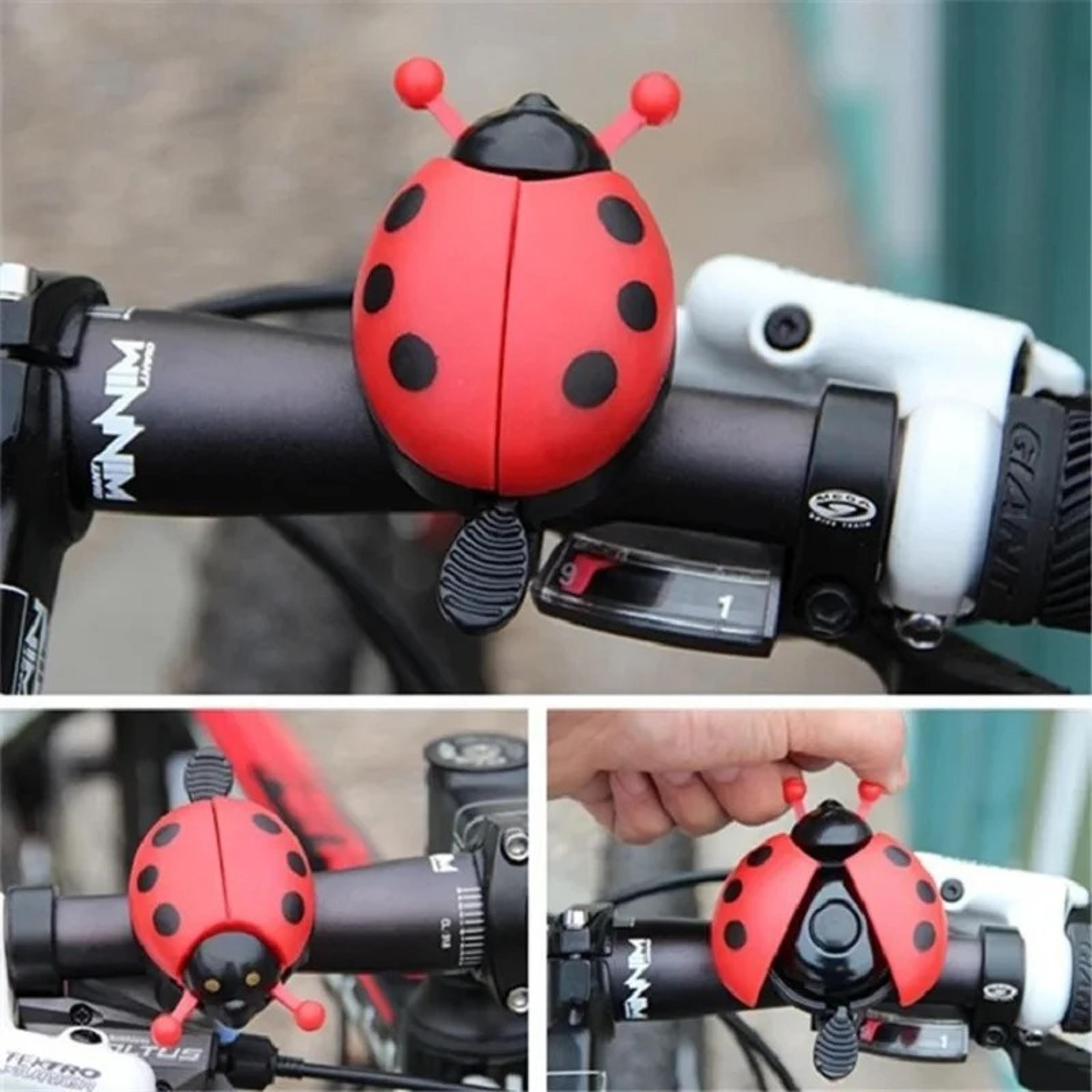 Ladybug Kids Bike Bell Easy Press Bell For Bicycles Balance Bikes And Scooters 3