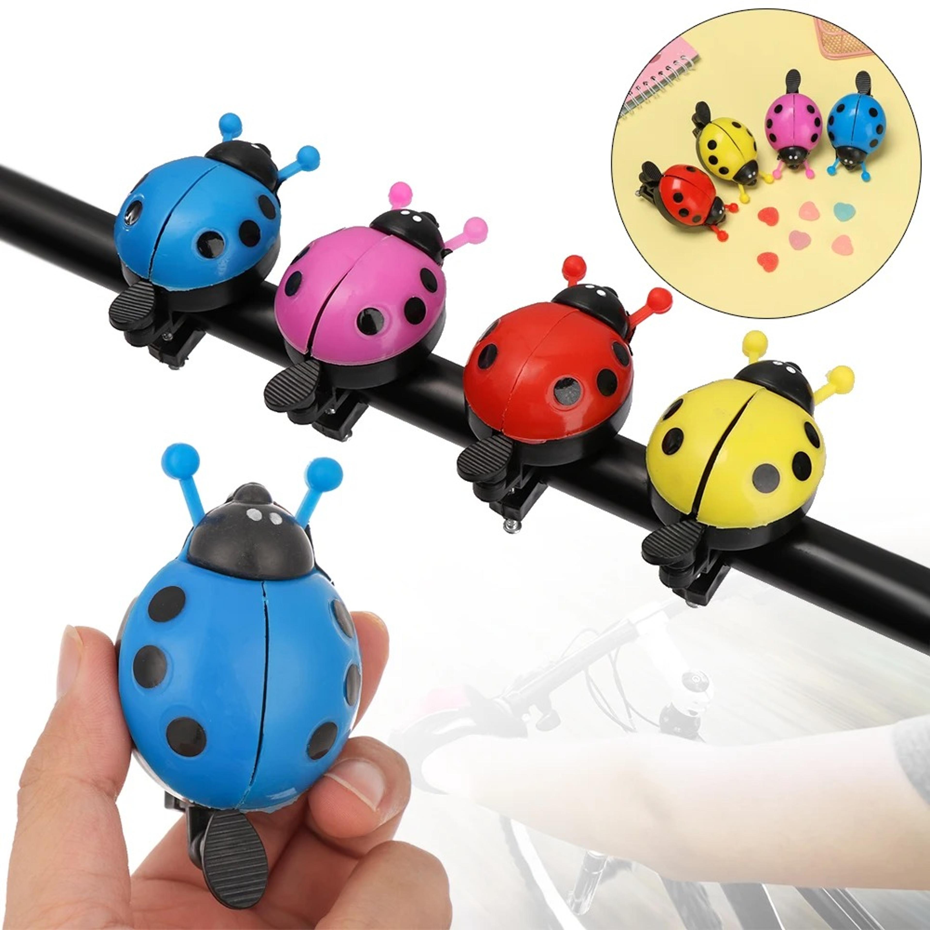 Ladybug Kids Bike Bell Easy Press Bell For Bicycles Balance Bikes And Scooters 4