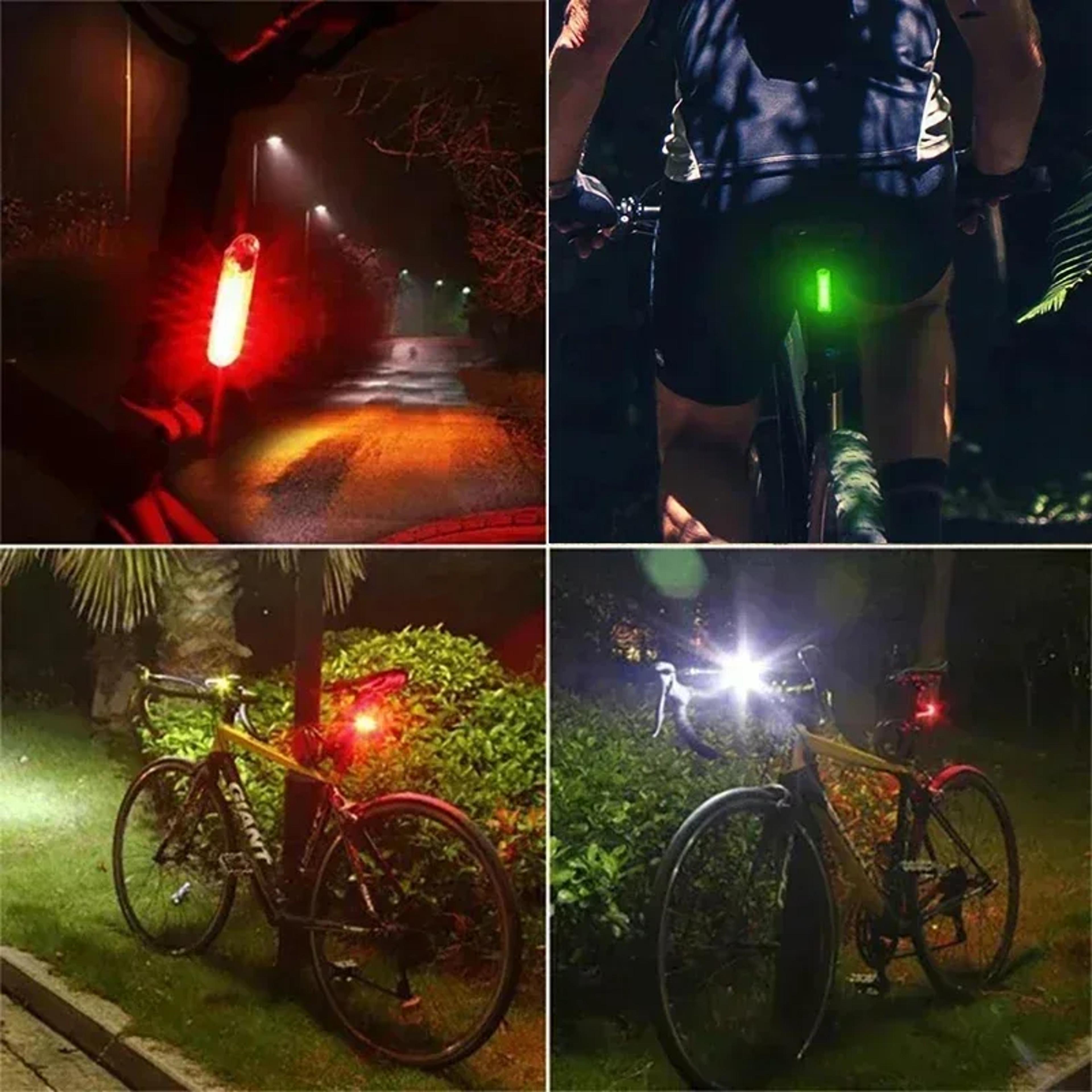 USB Rechargeable Bike Tail Lights Waterproof LED Safety Lamps 1
