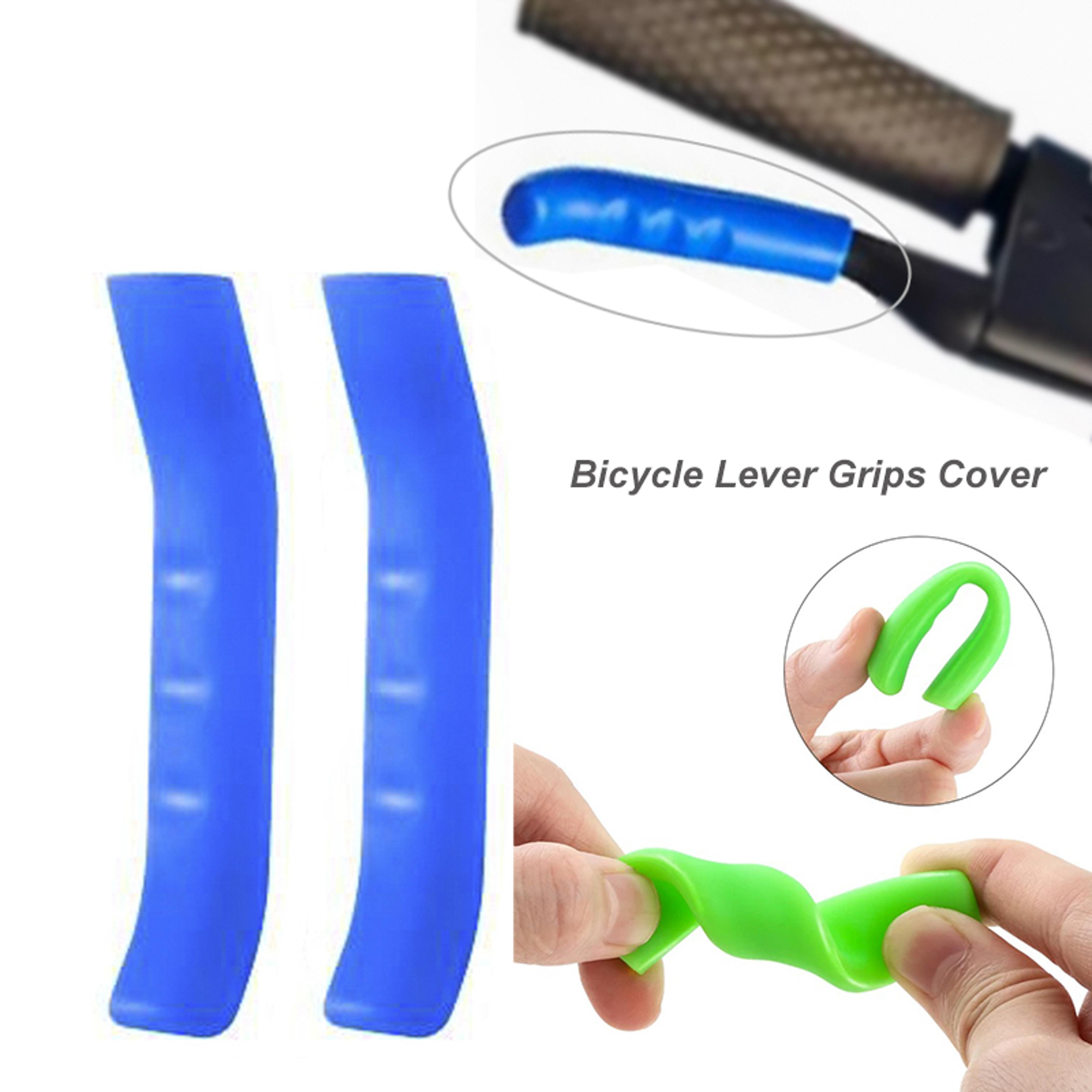 Silicone Bike Brake Lever Covers Anti Slip Grip Protectors 2