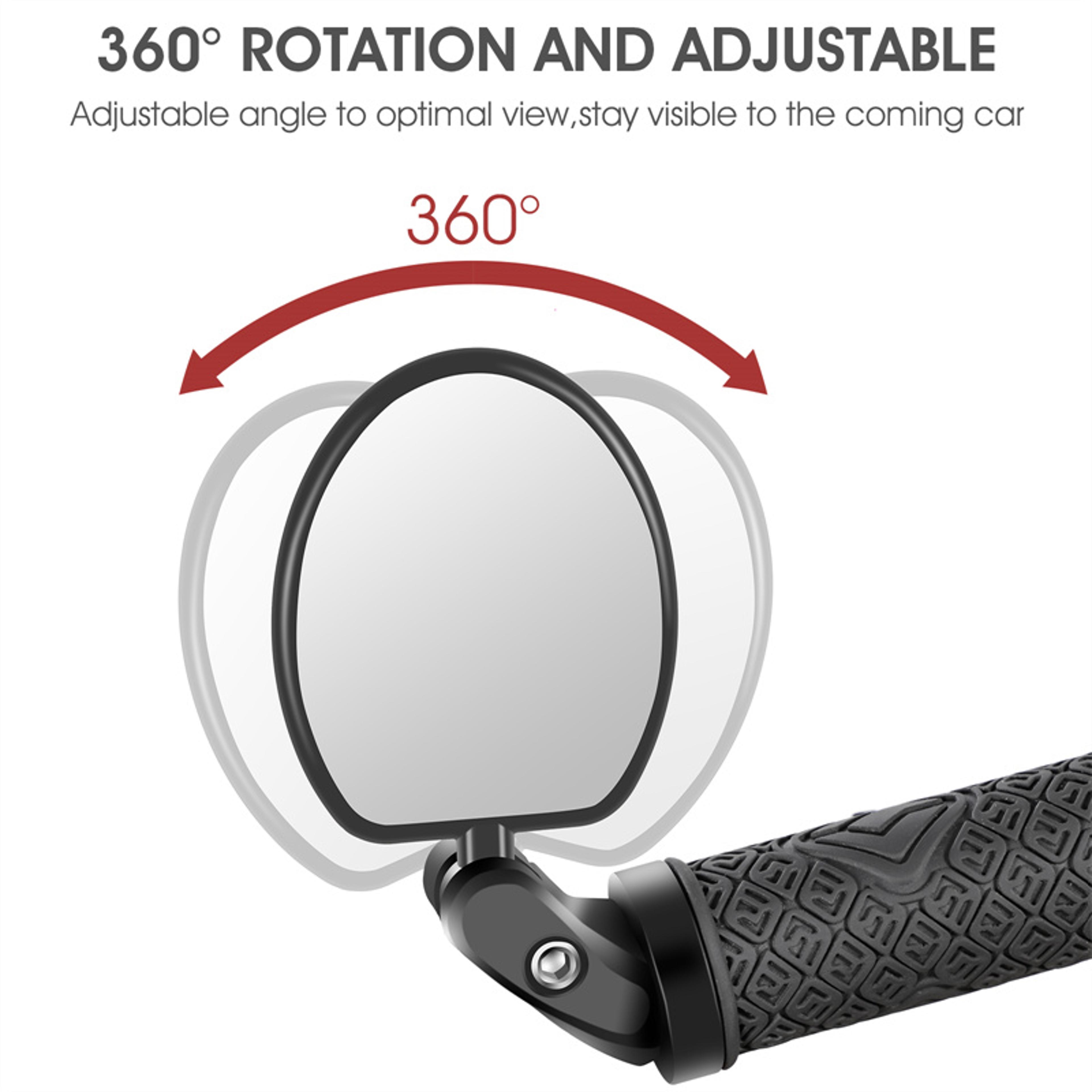 ClearView Bar End Bicycle Rearview Mirror For MTB And Road Bikes 2