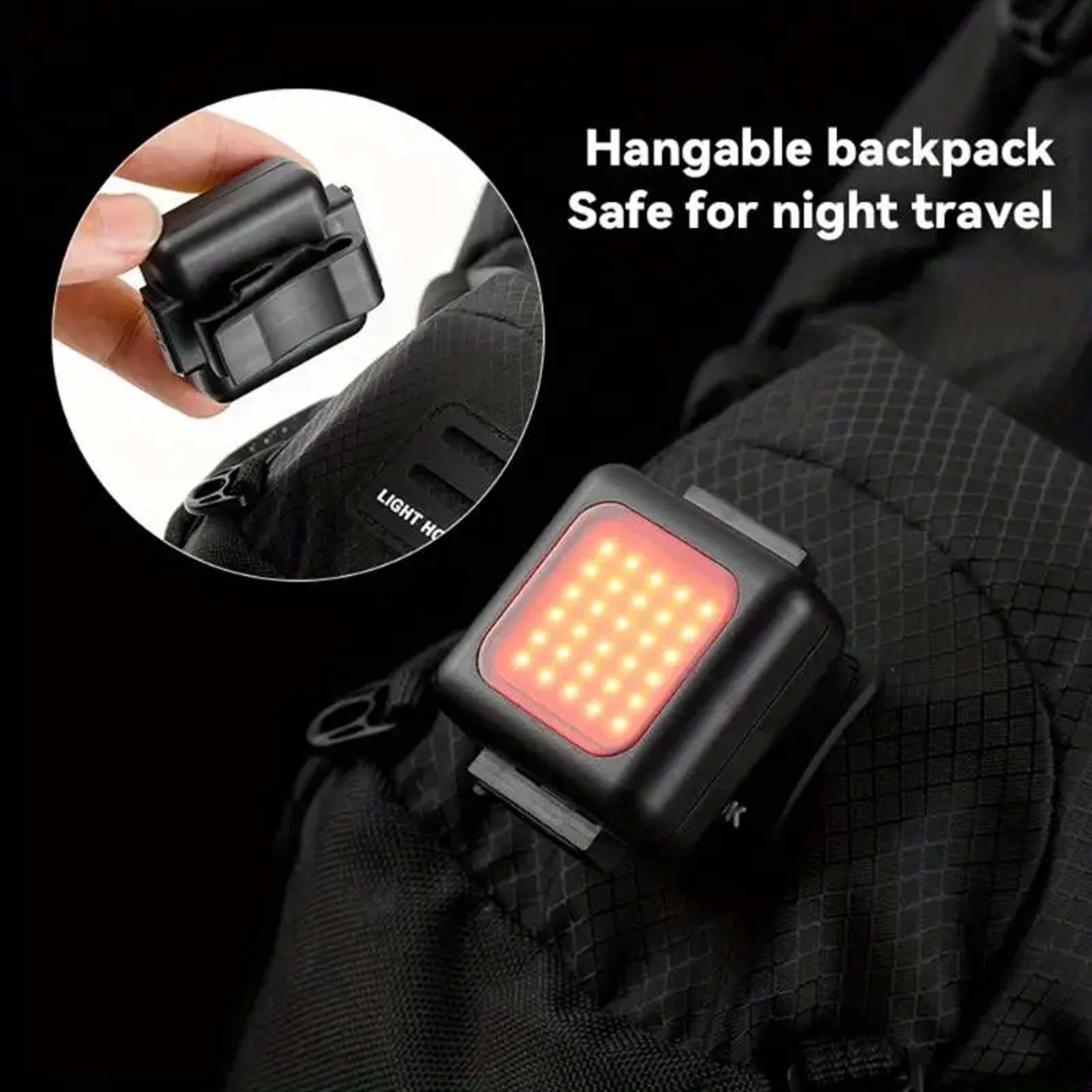 Mini Clip On Bike Light And Backpack Buckle Flashlight 4