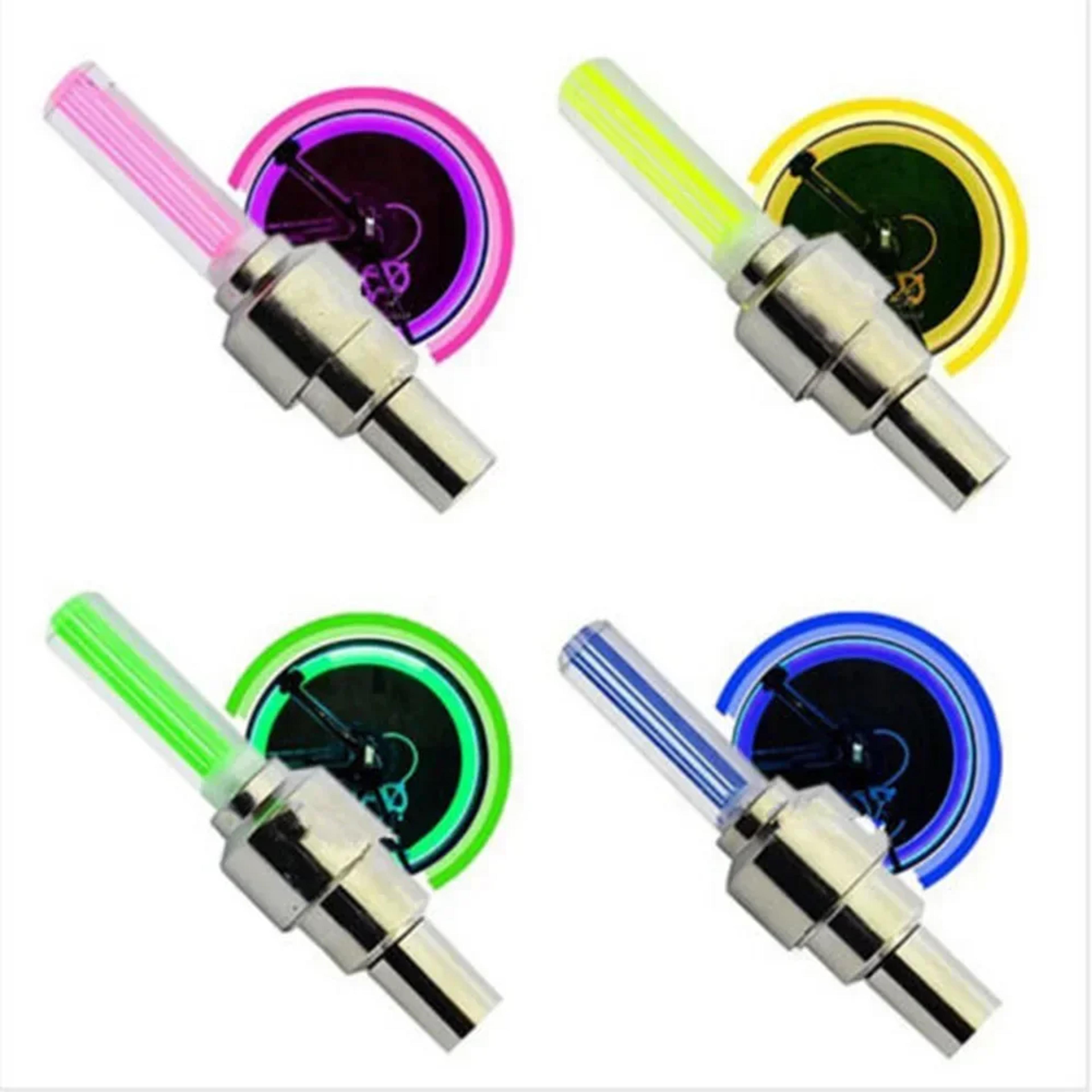 Motion Sensor Bicycle Wheel Lights LED Valve Caps For Road And Mountain Bikes 4