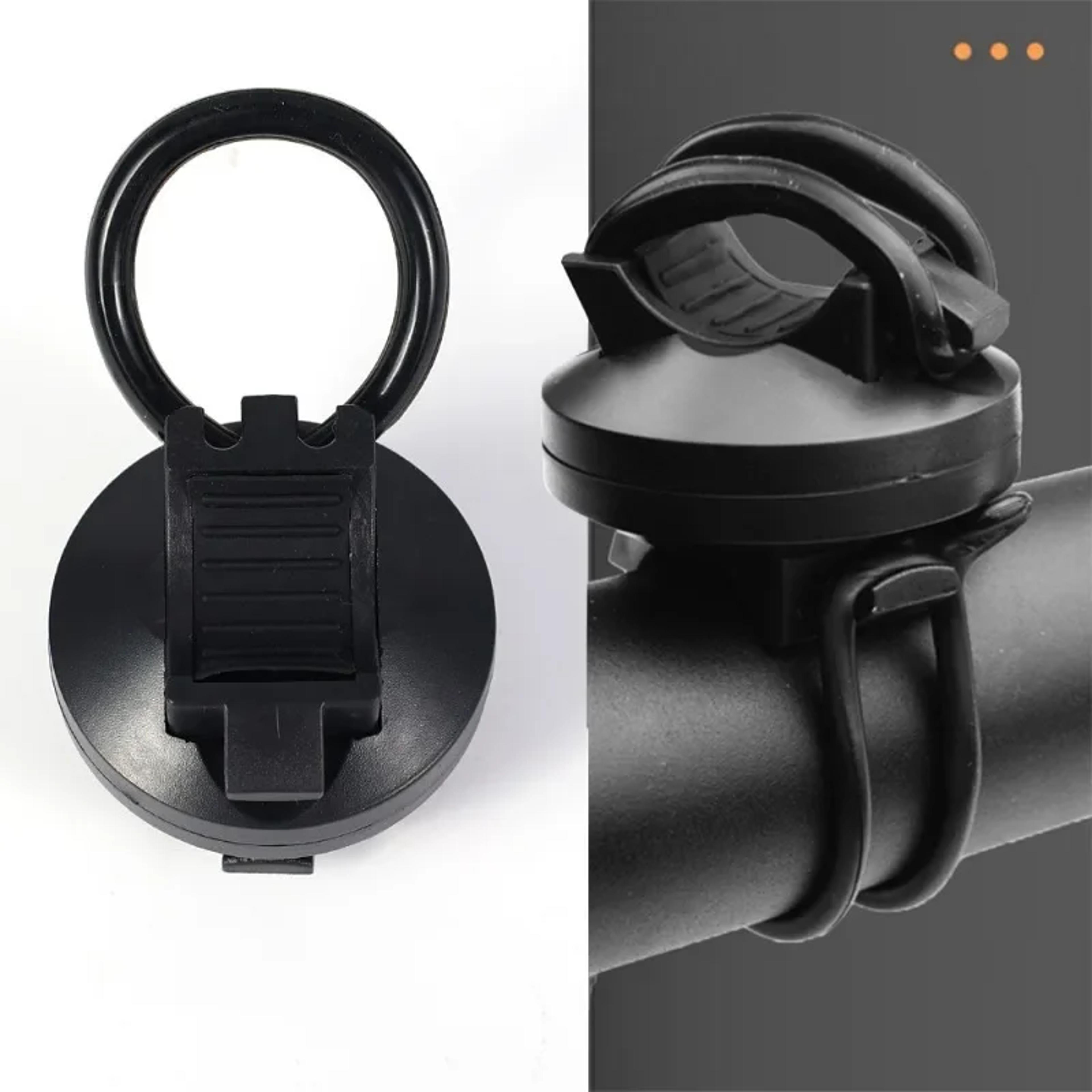 Degree Bicycle Flashlight Mount With Rotating Handlebar Light Bracket 4
