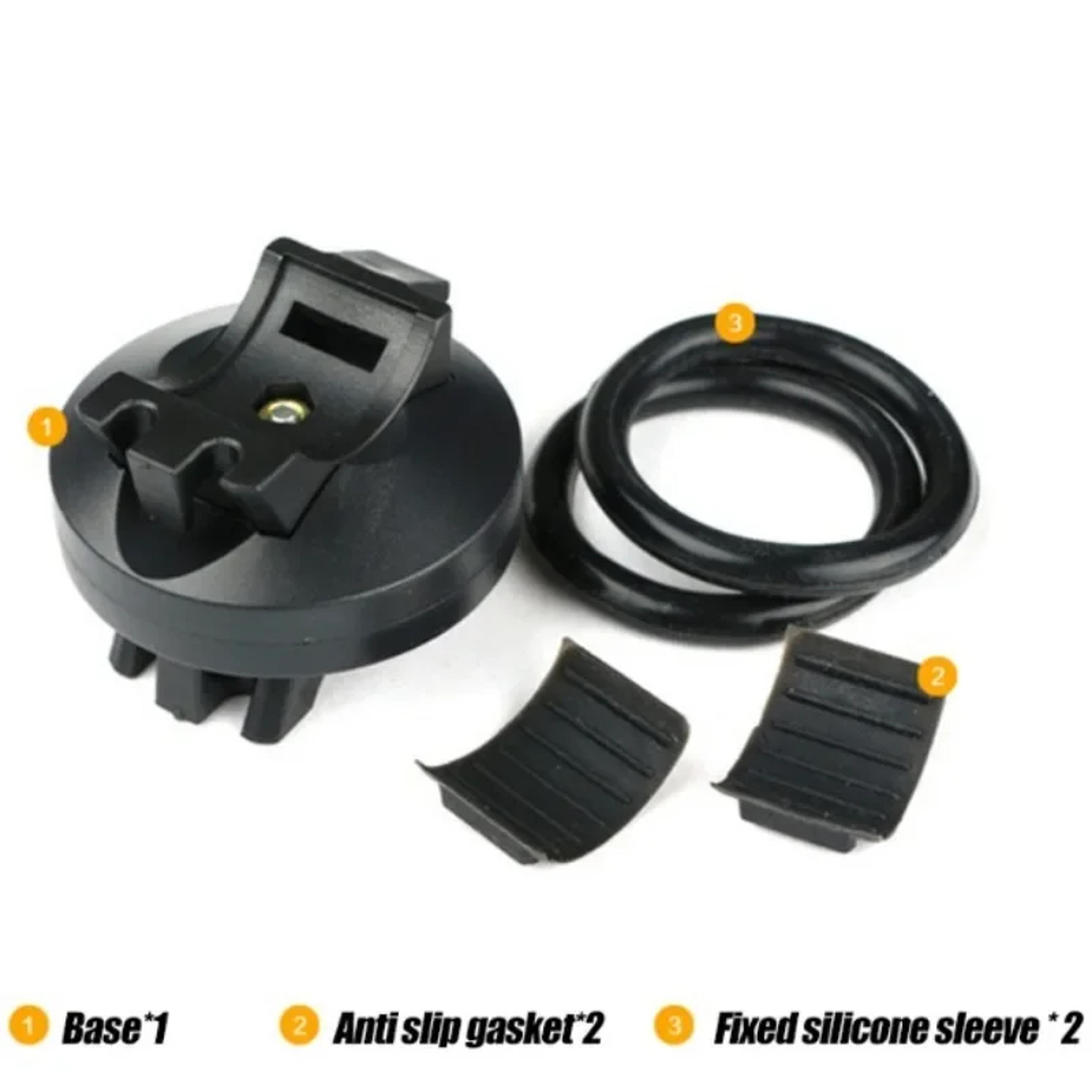 Degree Bicycle Flashlight Mount With Rotating Handlebar Light Bracket 5