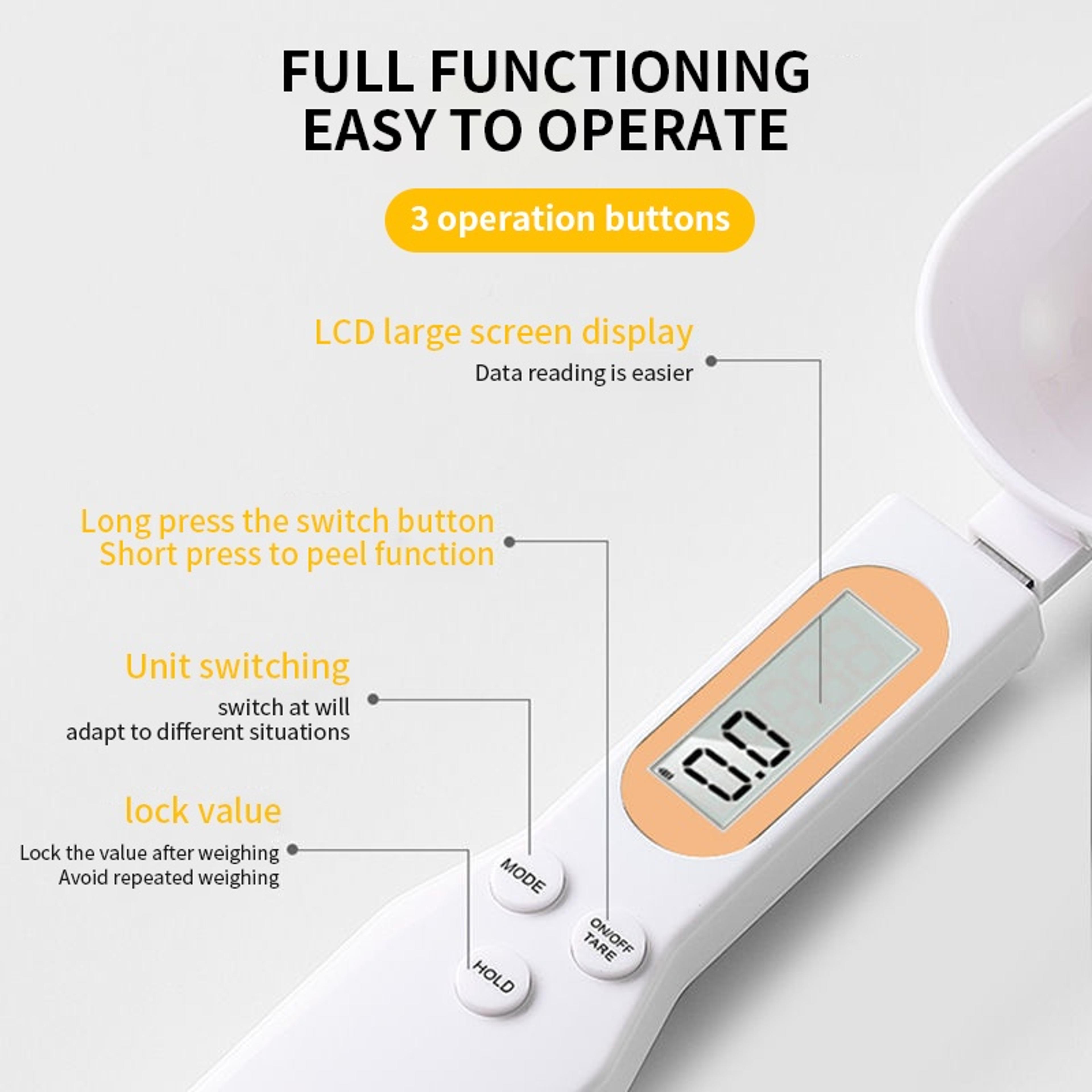 Precision Digital Spoon Scale For Coffee Baking And Cooking 3
