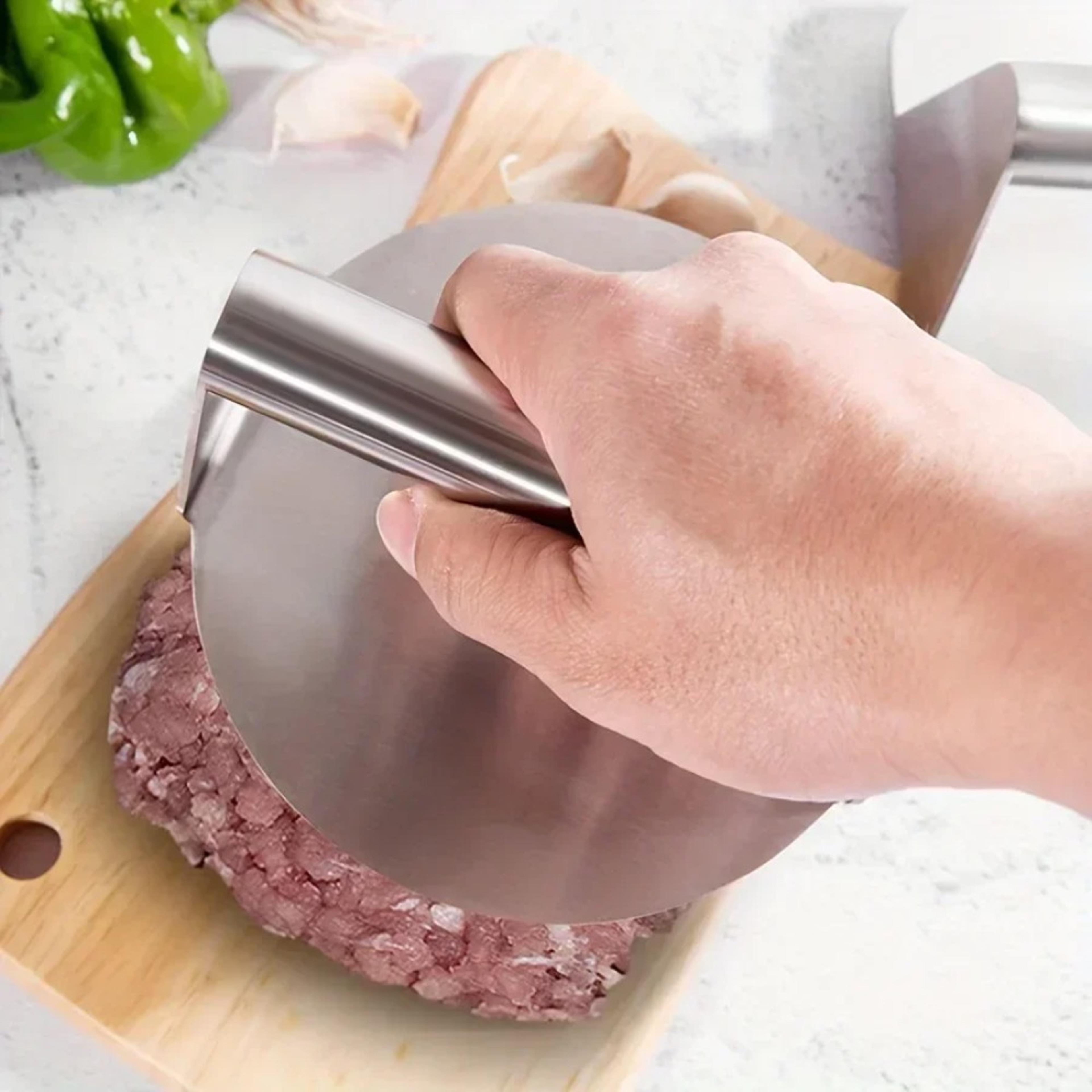 Heavy Duty Stainless Steel Burger Press For Smash Burgers And Griddle Cooking 1