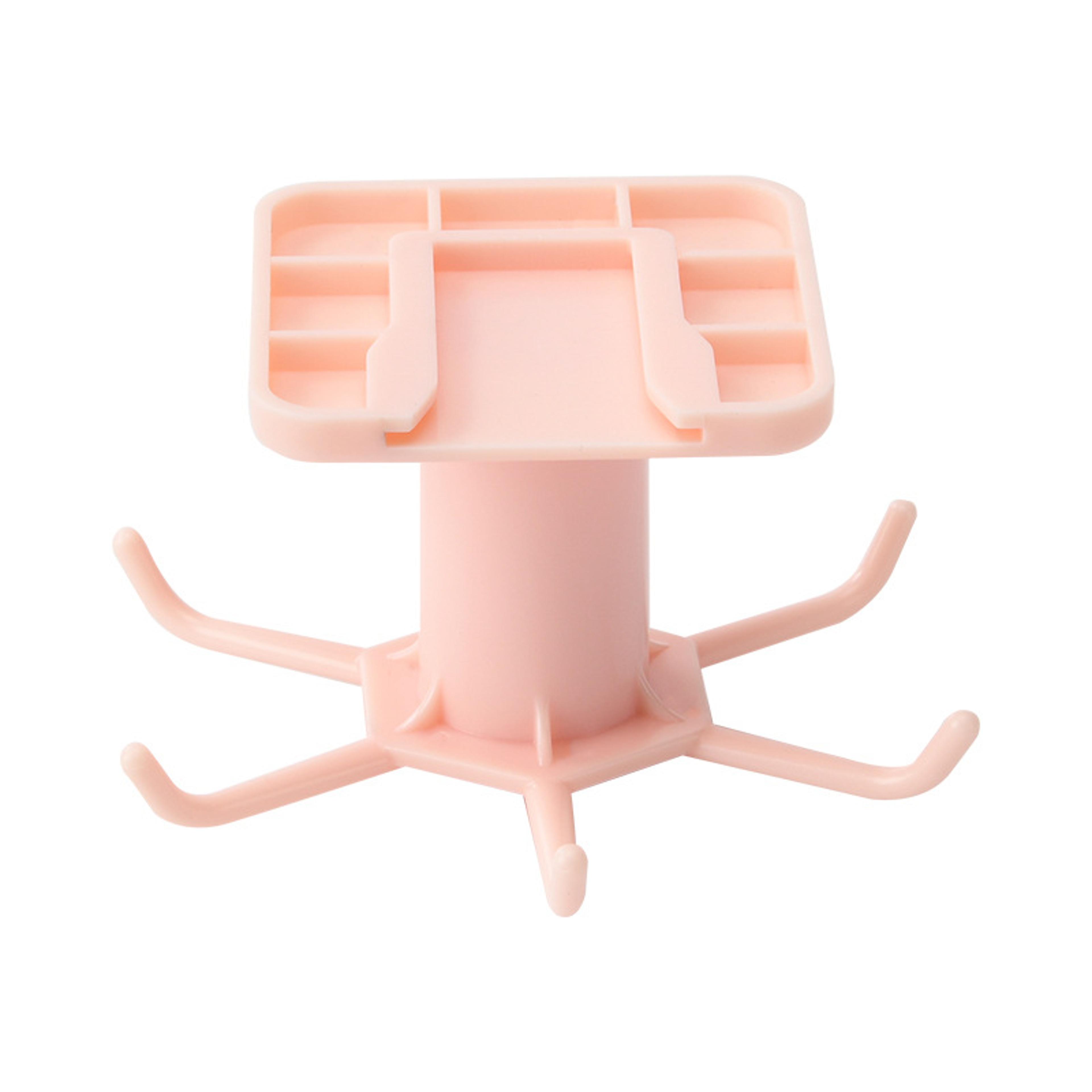Wall Mounted Pot Lid Holder Kitchen Organizer Rack With Hooks 9