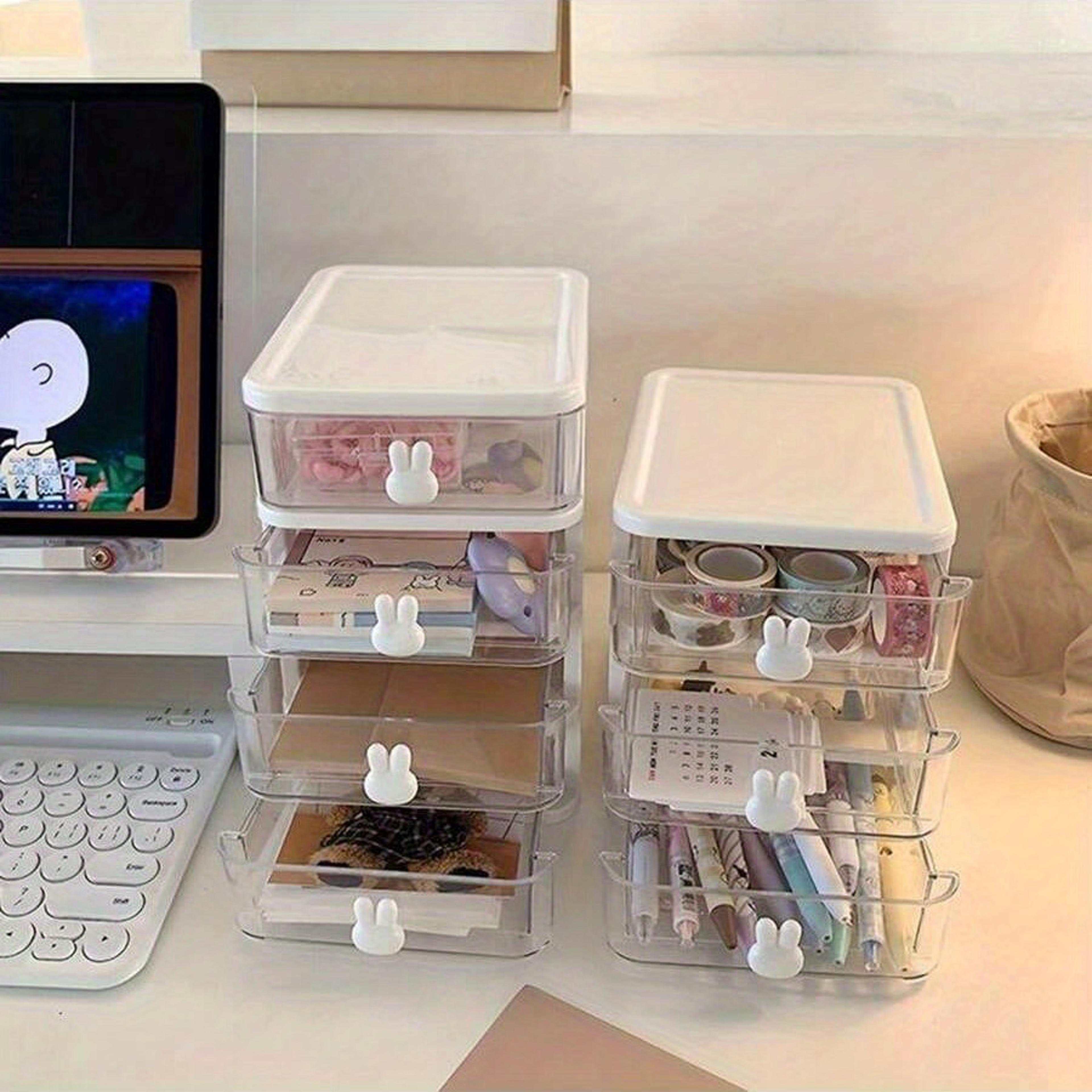 Countertop Makeup Organizer With Drawer For Cosmetics And Hair Accessories 1