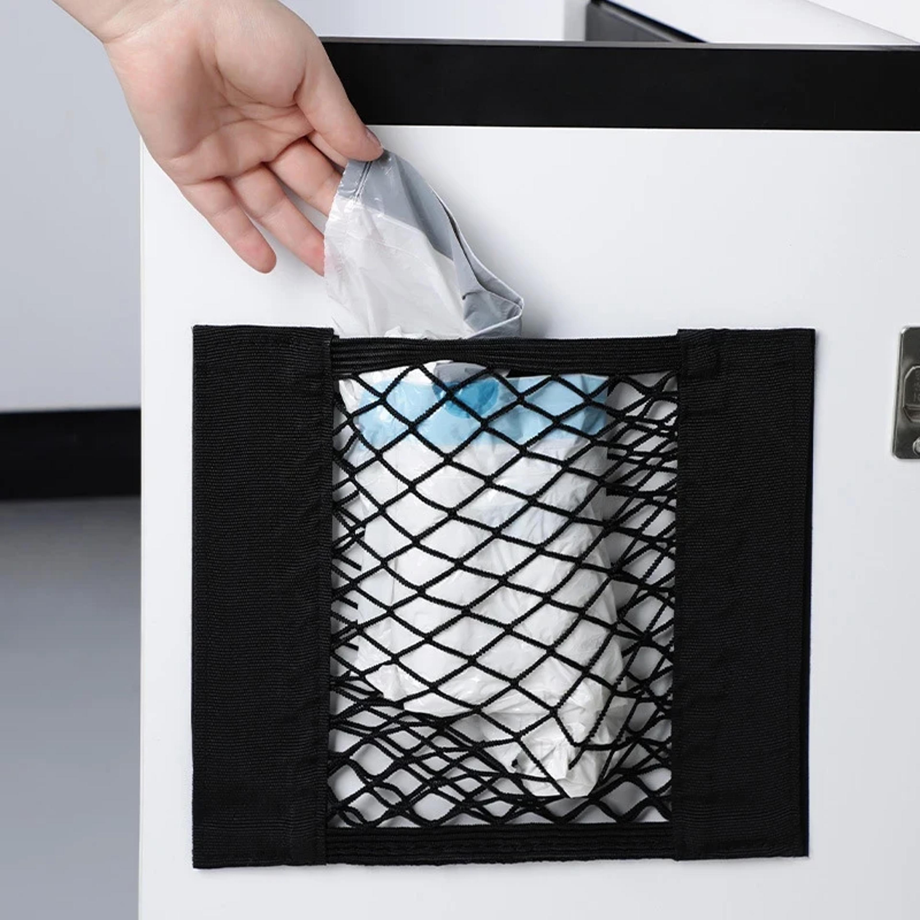 Adhesive Elastic Mesh Storage Pocket For Car Trunk And Cabinet Doors 0
