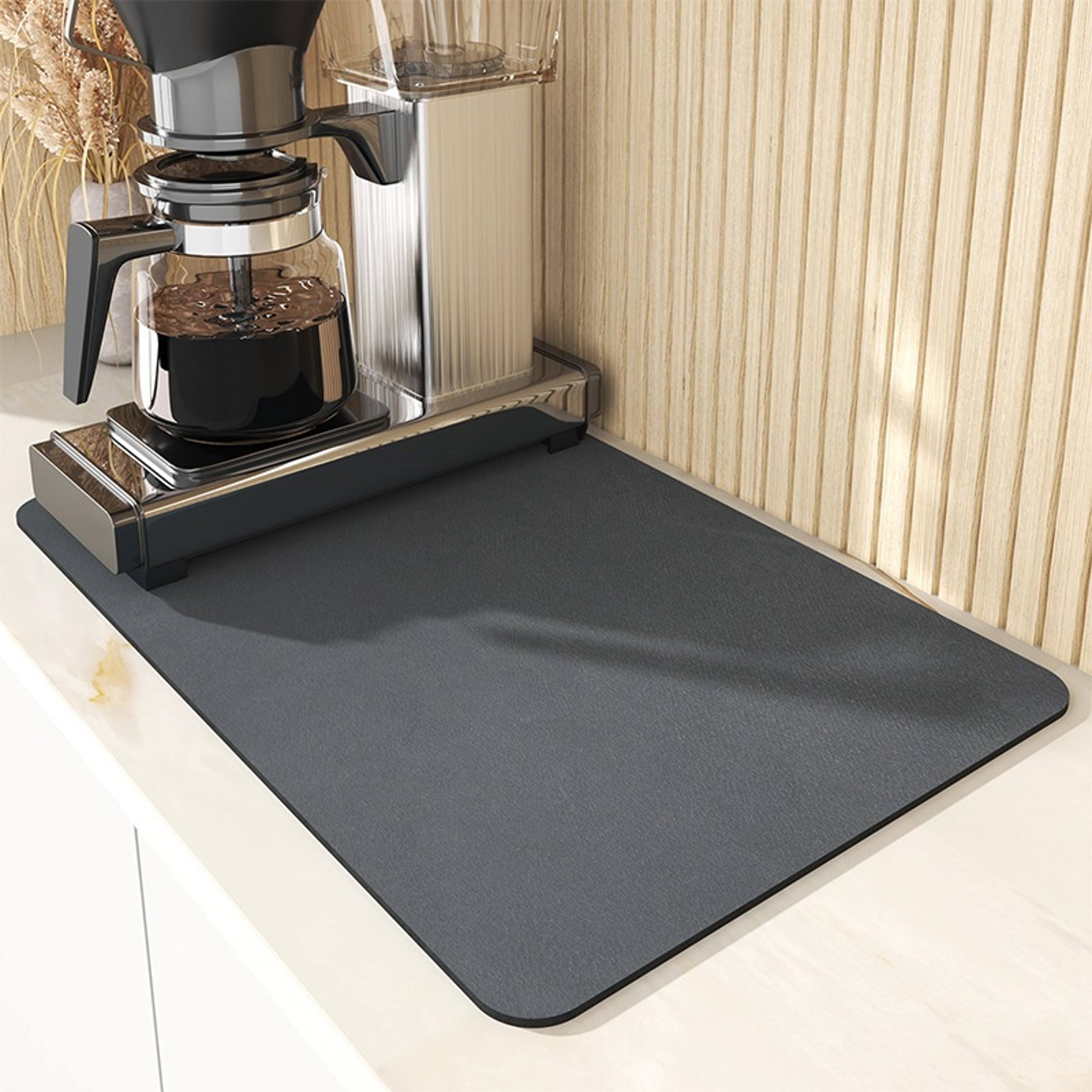 Super Absorbent Large Kitchen Absorbent Mat Antiskid Draining Coffee Dish Drying Mat Quick Dry Bath 8