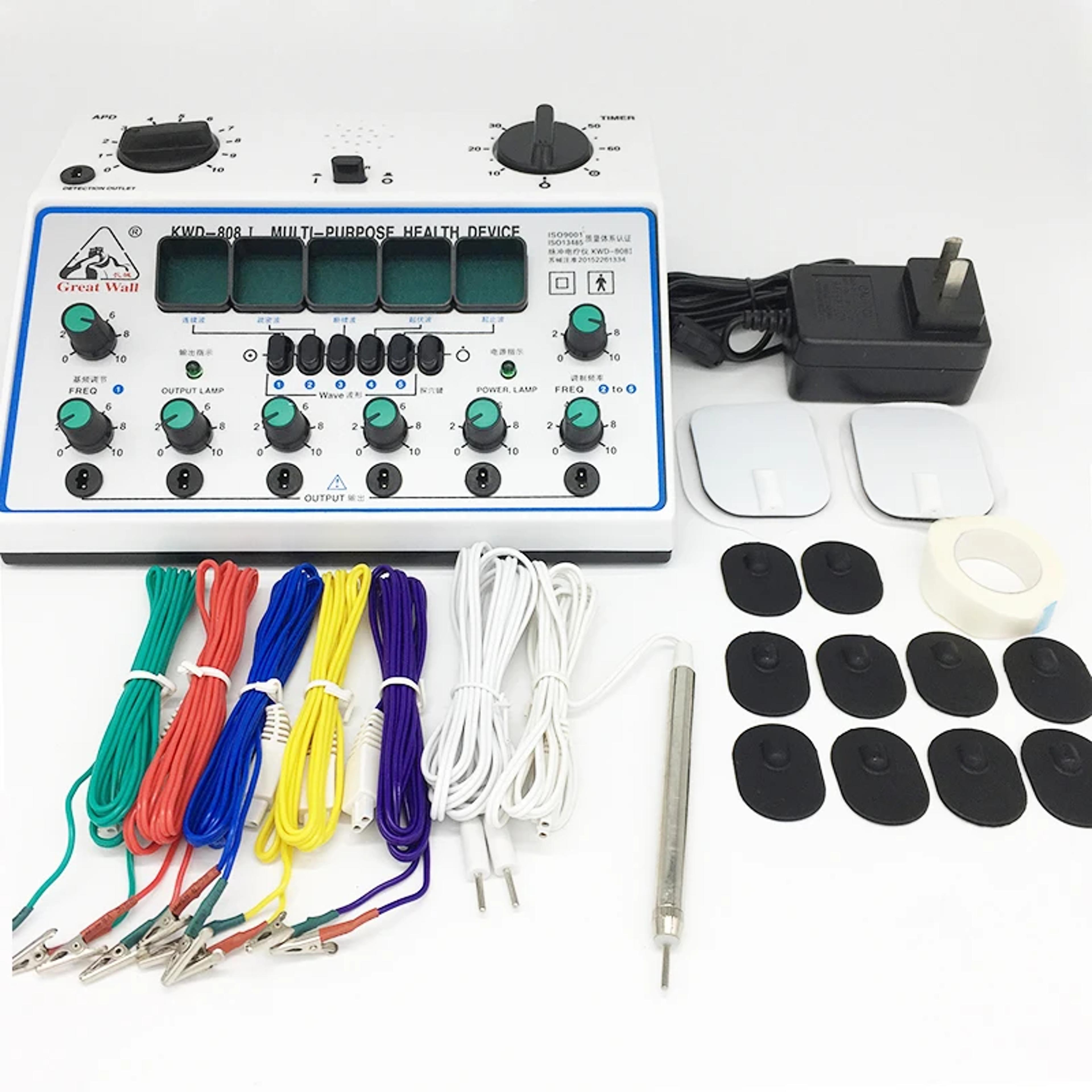 Advanced Electrical Nerve Muscle Stimulator Machine 50Hz 6Channel Output For Deep Tissue Pain Relie