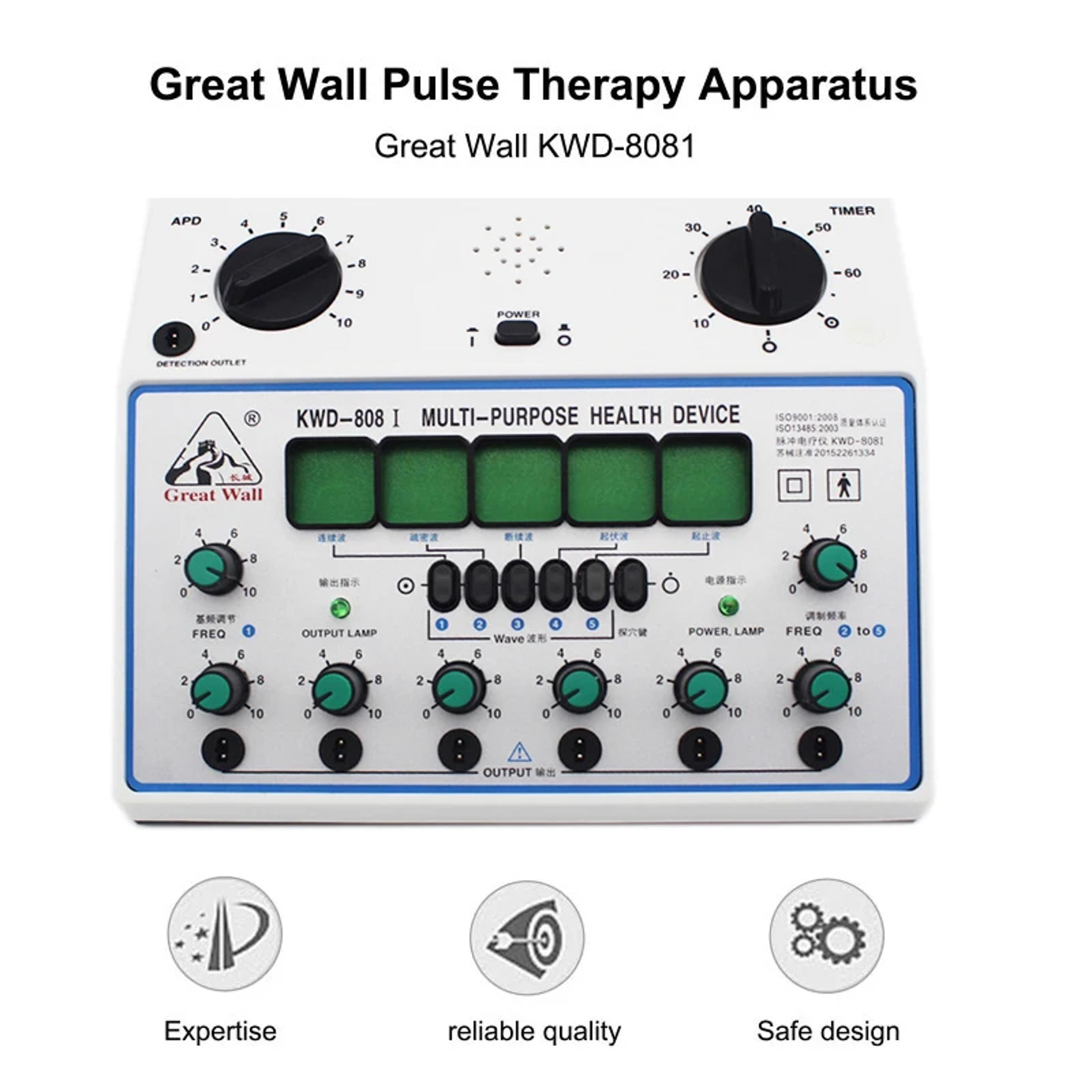 Advanced Electrical Nerve Muscle Stimulator Machine 50Hz 6Channel Output For Deep Tissue Pain Relie