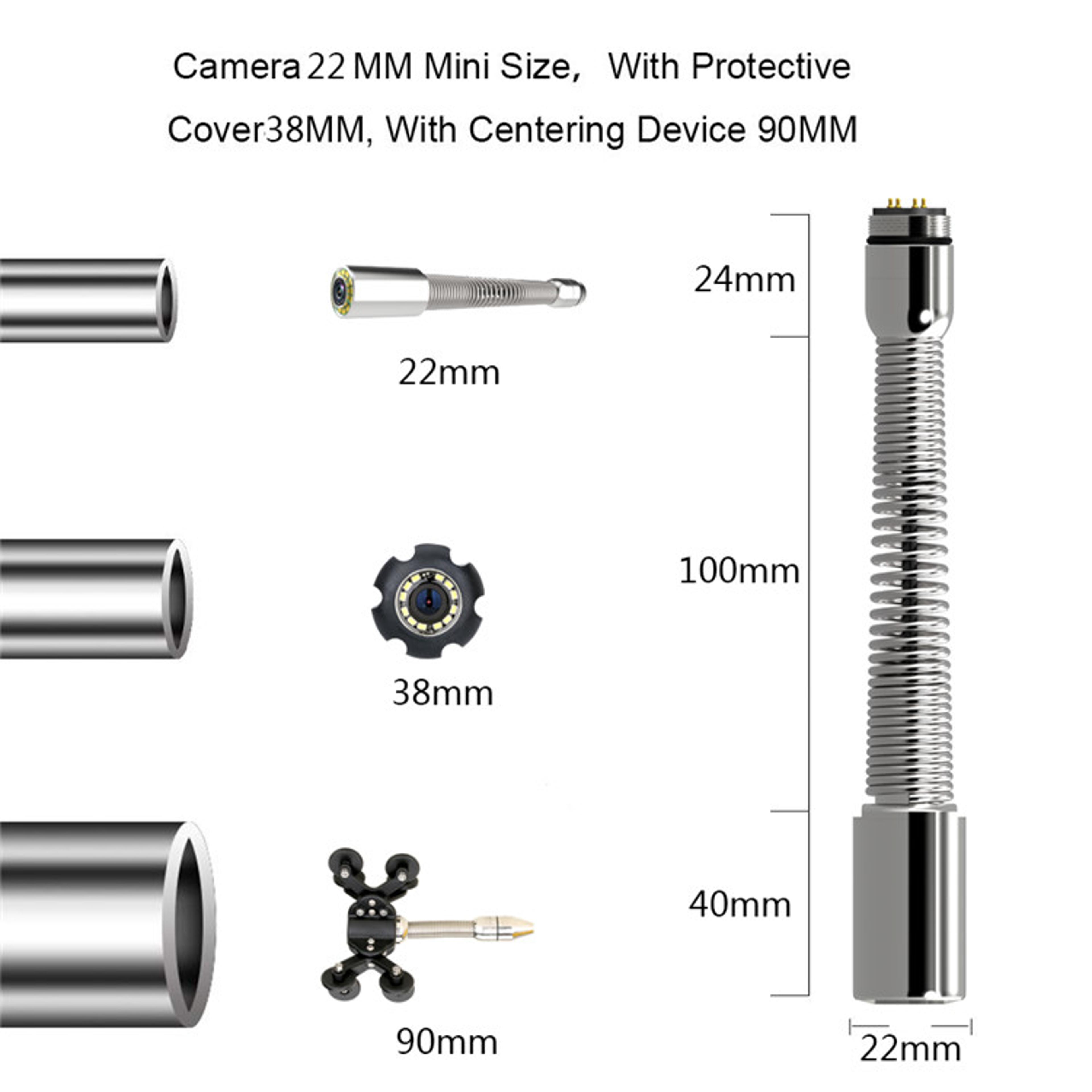 Professional Pipe Inspection Camera With 512Hz Transmitter  SelfLeveling Image MAOTEWANG Industrial 2