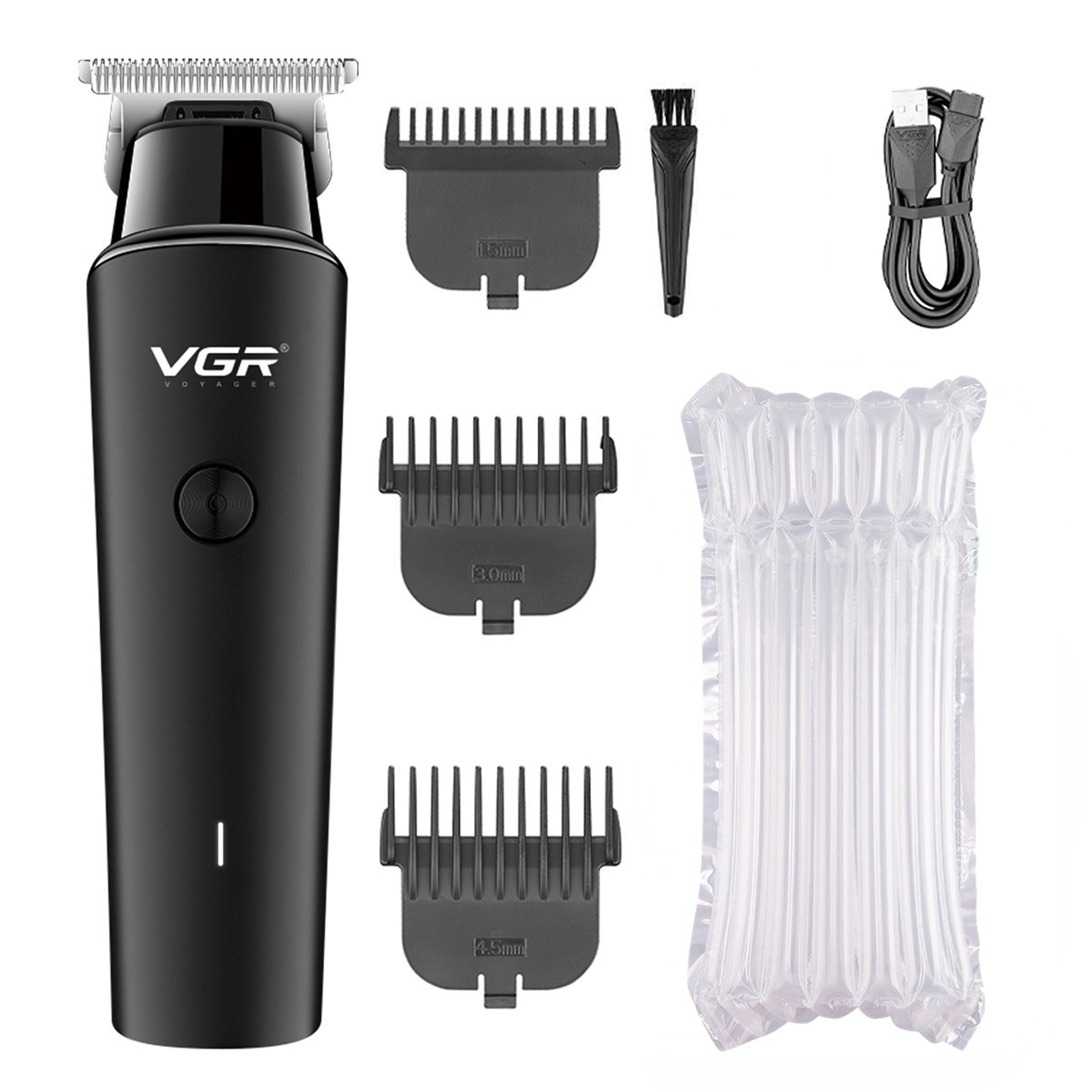 VGR Hair Trimmer Professional Cordless Rechargeable Electric Hair Clipper With LED Display  Precisi 4