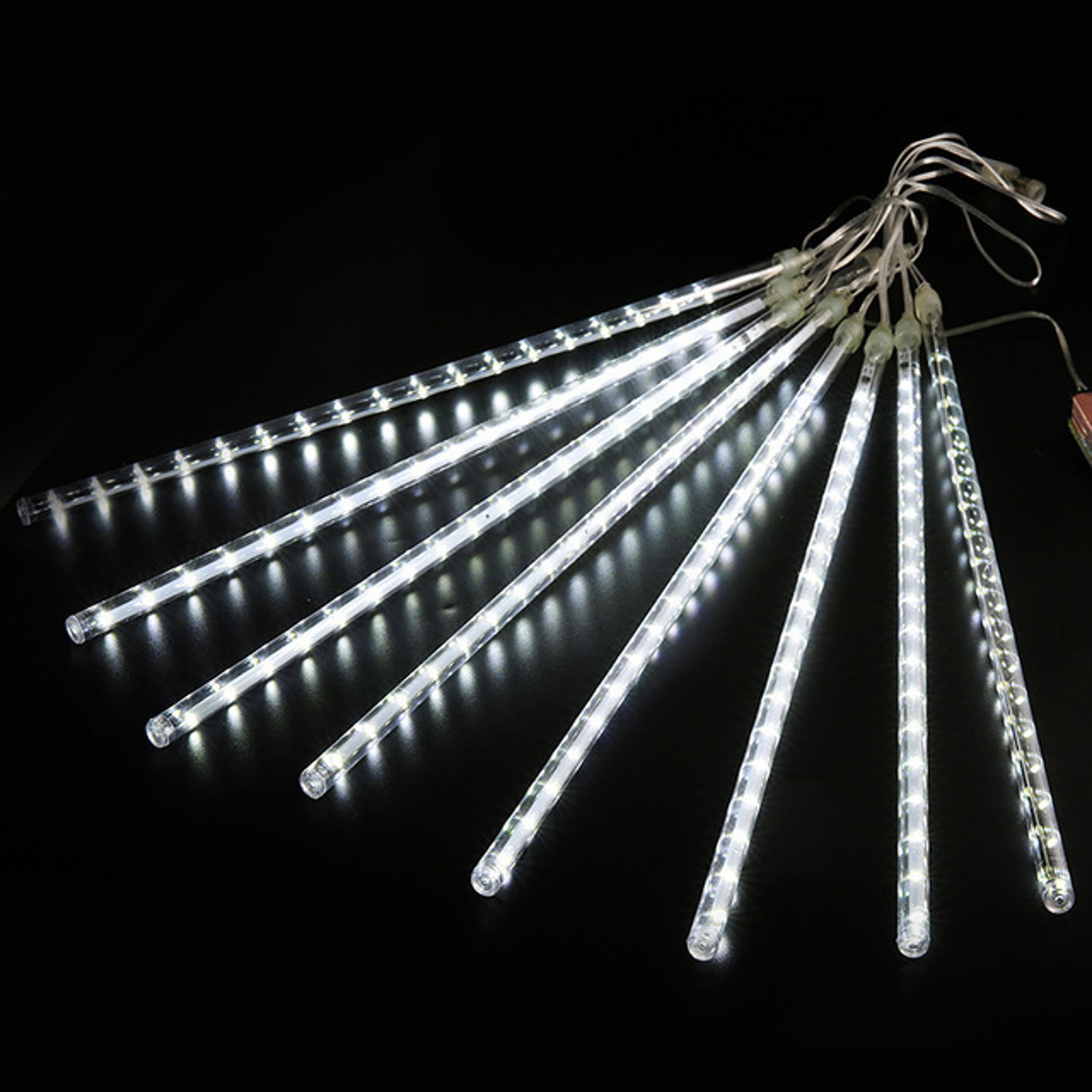 LED Meteor Shower Rain Lights Waterproof Falling Raindrop Fairy String Light For Christmas Holiday  5