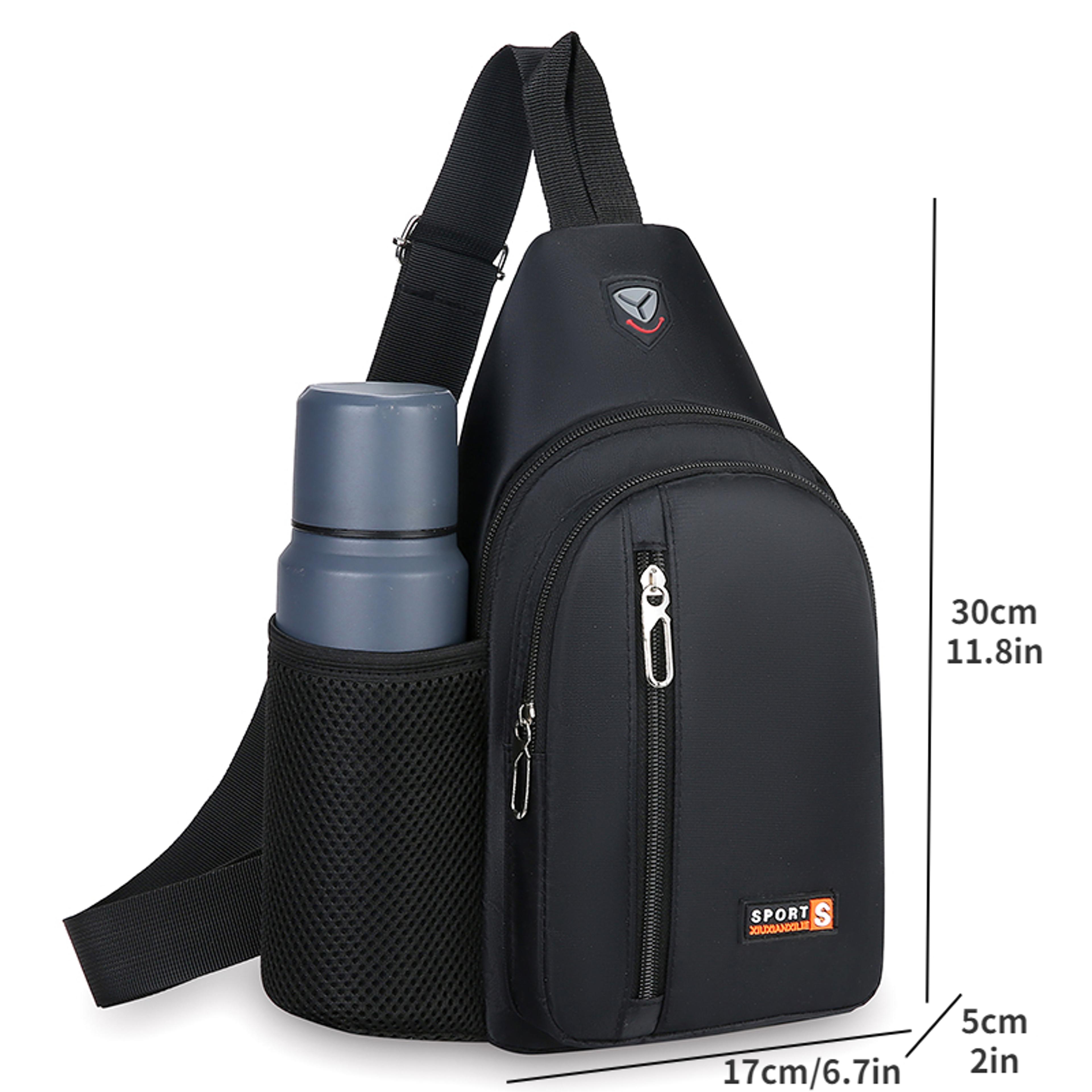 New Casual Breast Bag Multifunctional Large Capacity Travel Crossbody Bag Fashion Shoulder Bag For  1