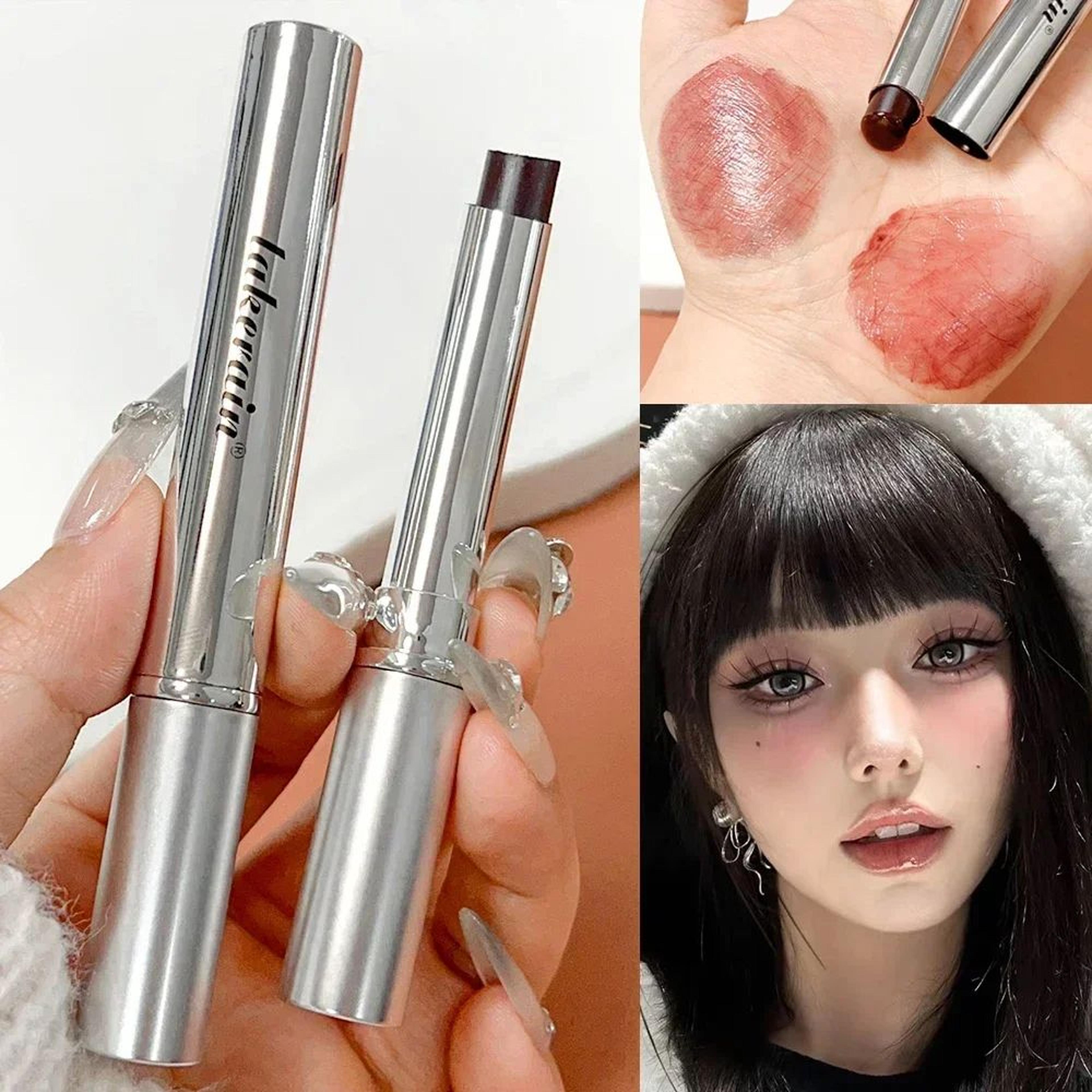 Black Brown Honey Lipstick Nourishing Moisturizing Lasting Non Stick Cup Tinted Lip Balm Plumper Fo 5