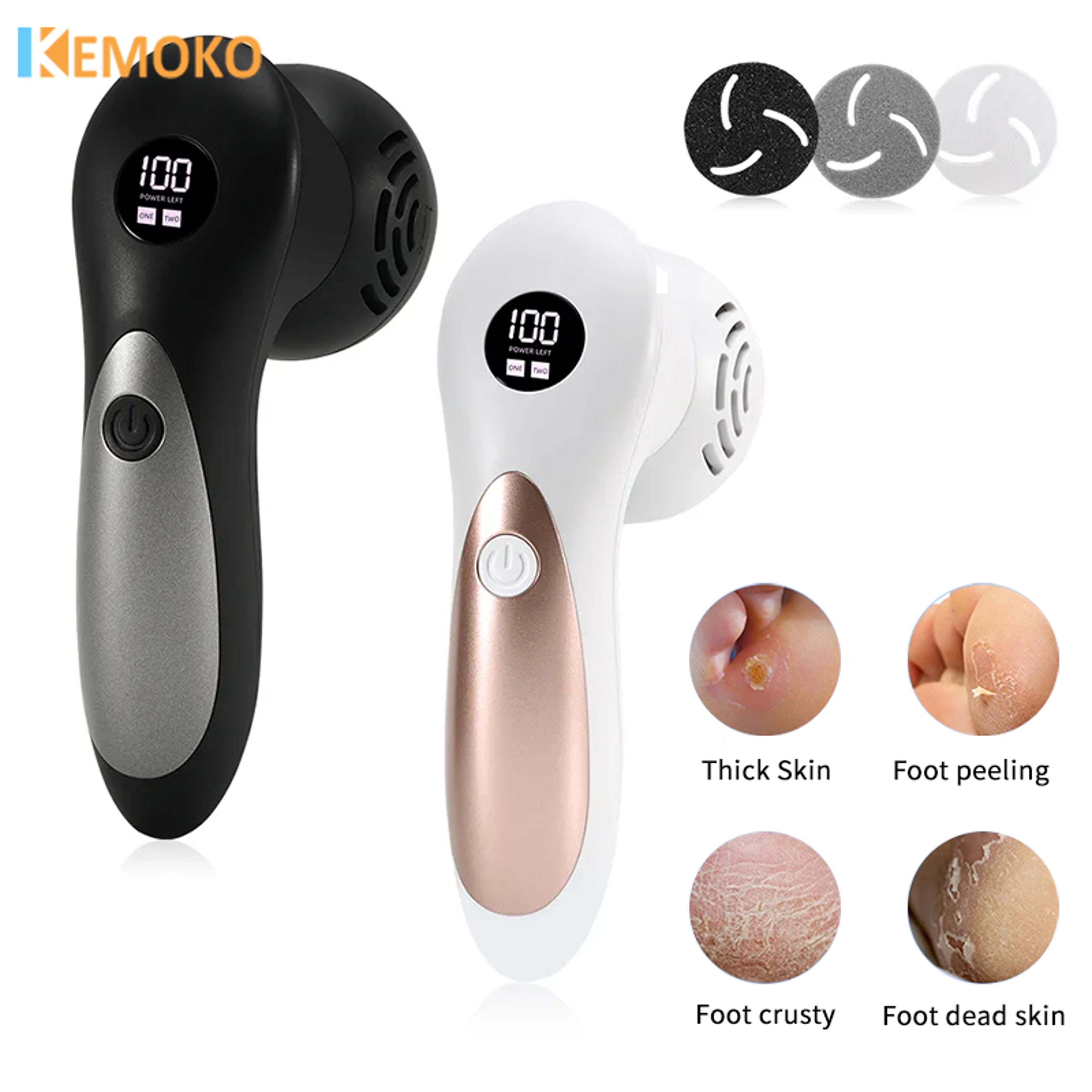 electric pedicure tools foot care file, feet callus remover foot files machine for heels hard dead skin and cracked feet