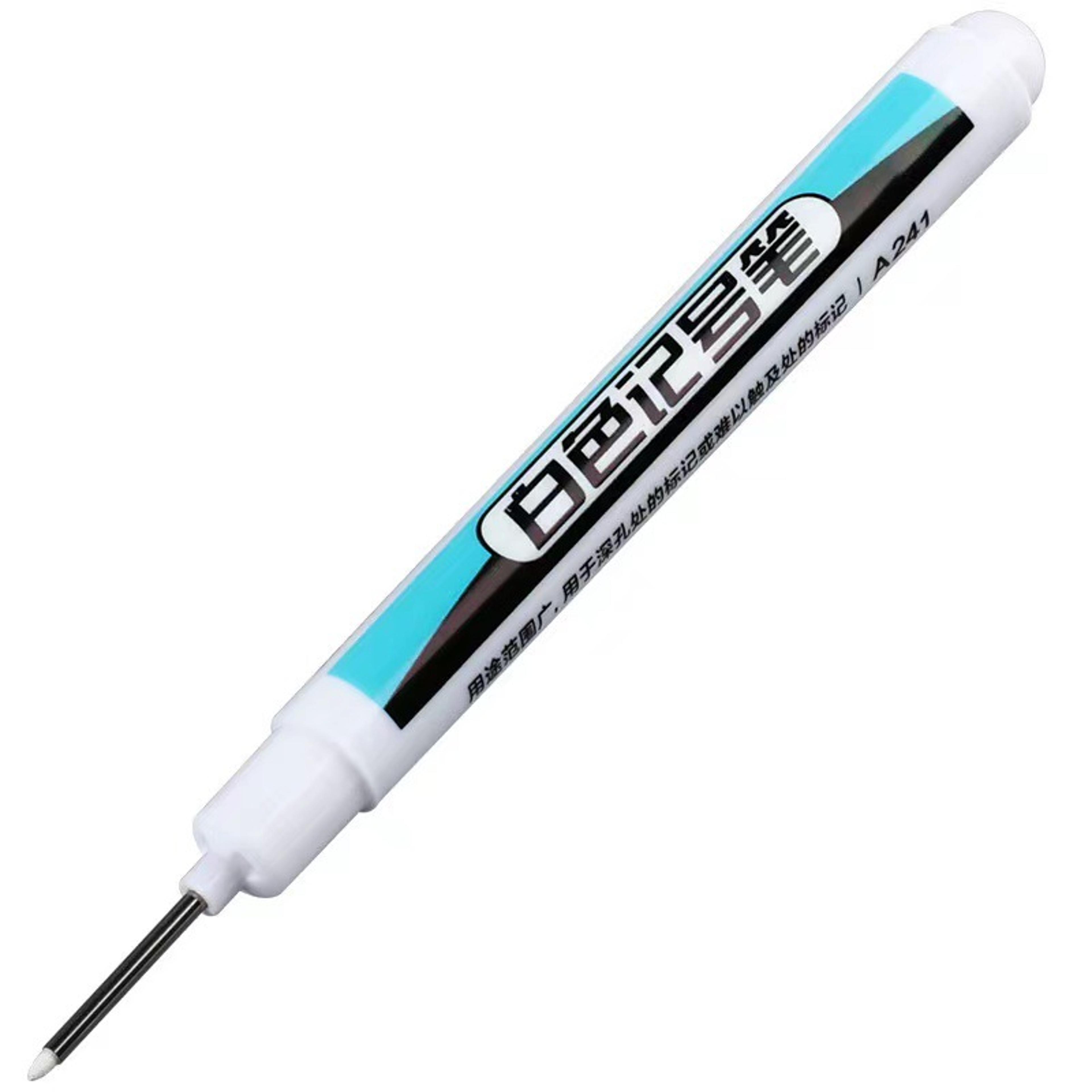 White Marker Waterproof Oily Fine Tip Pen Non Fading Glass Tire Greeting Card Courier Highlighter 10