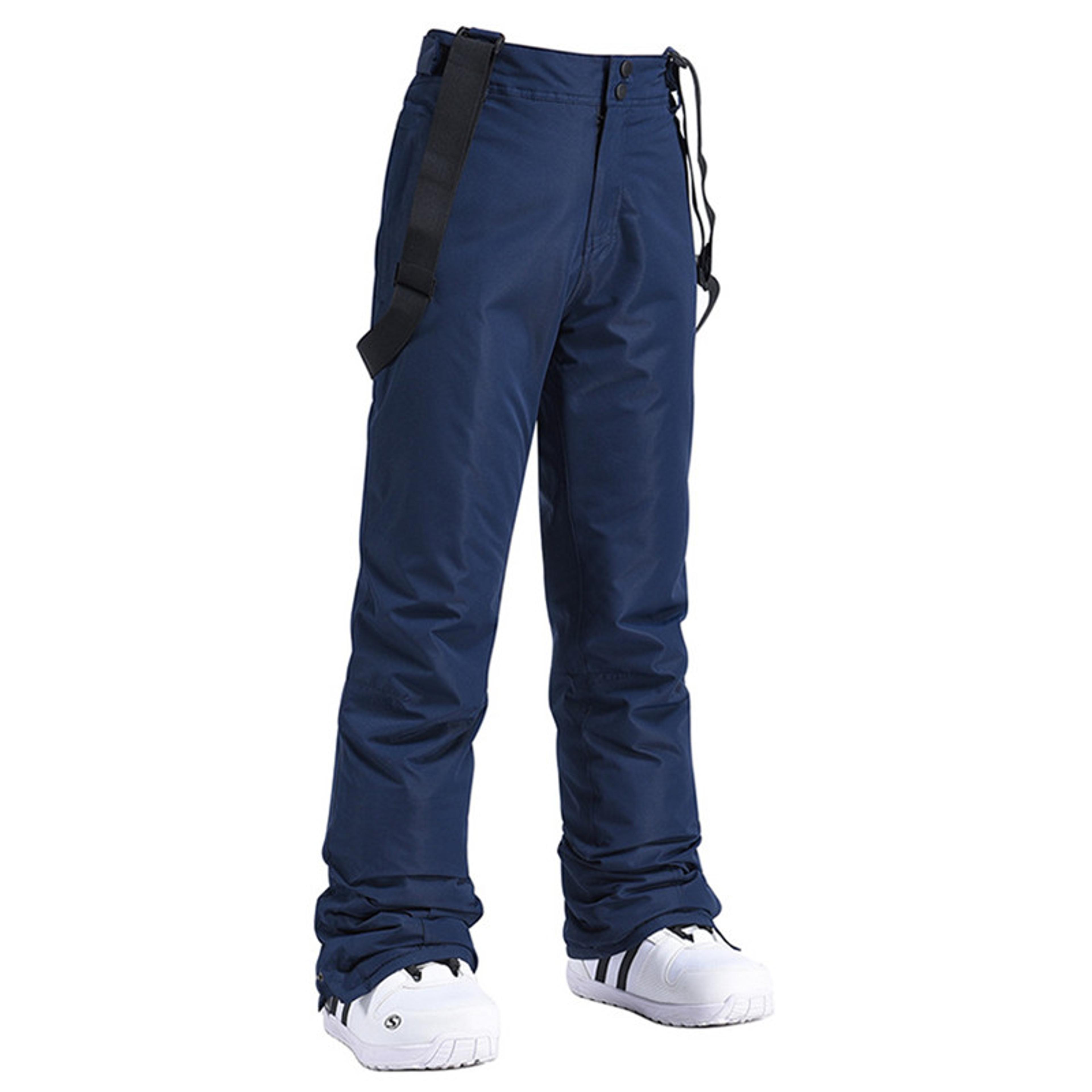 High Quality Skiing Pants Men Women Waterproof Windproof Snowboard Trousers Thick Warm Winter Suspe 1