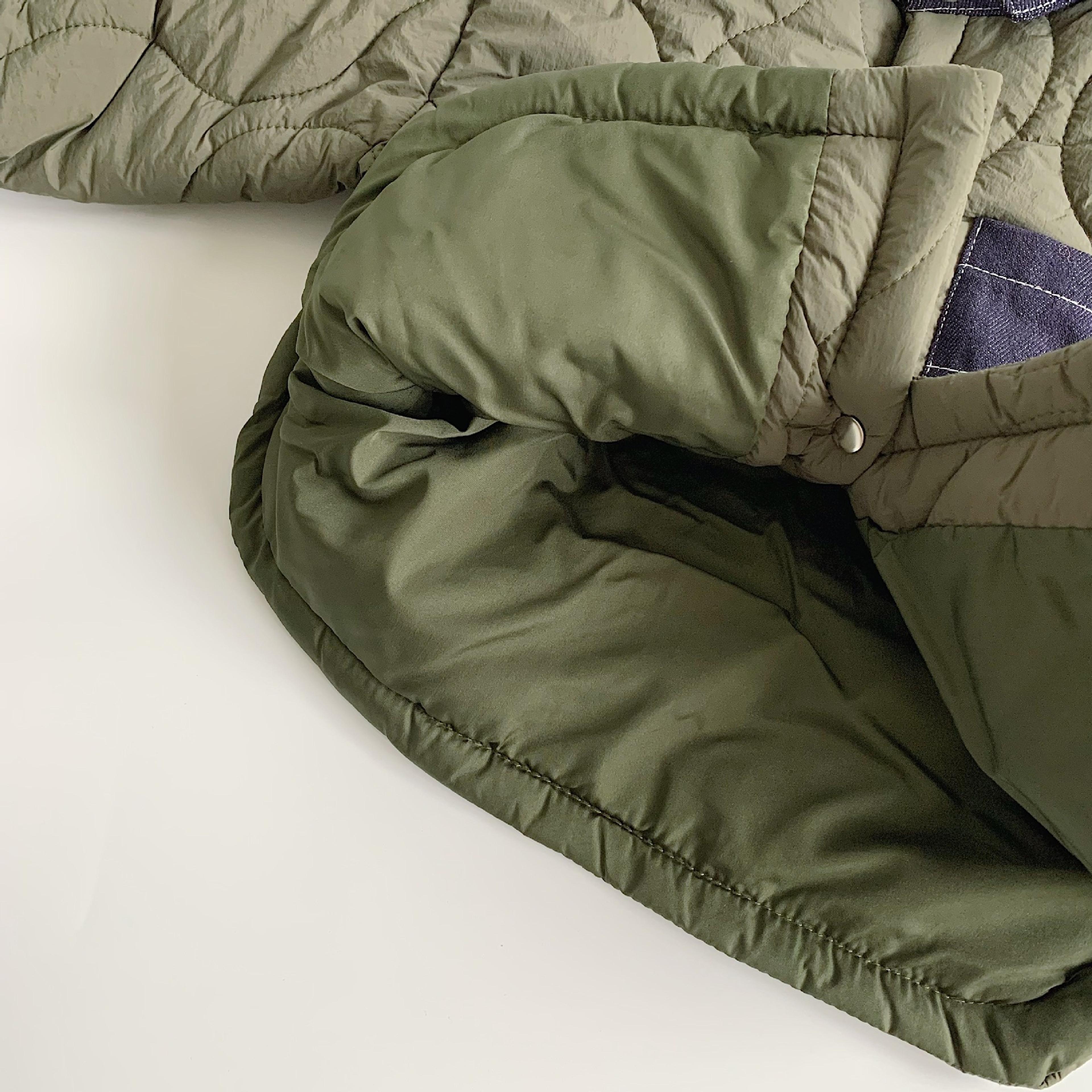 Winter Kids Jacket Boys Denim Patchwork Korean Style Casual CottonPadded Children Clothes Thickened 2
