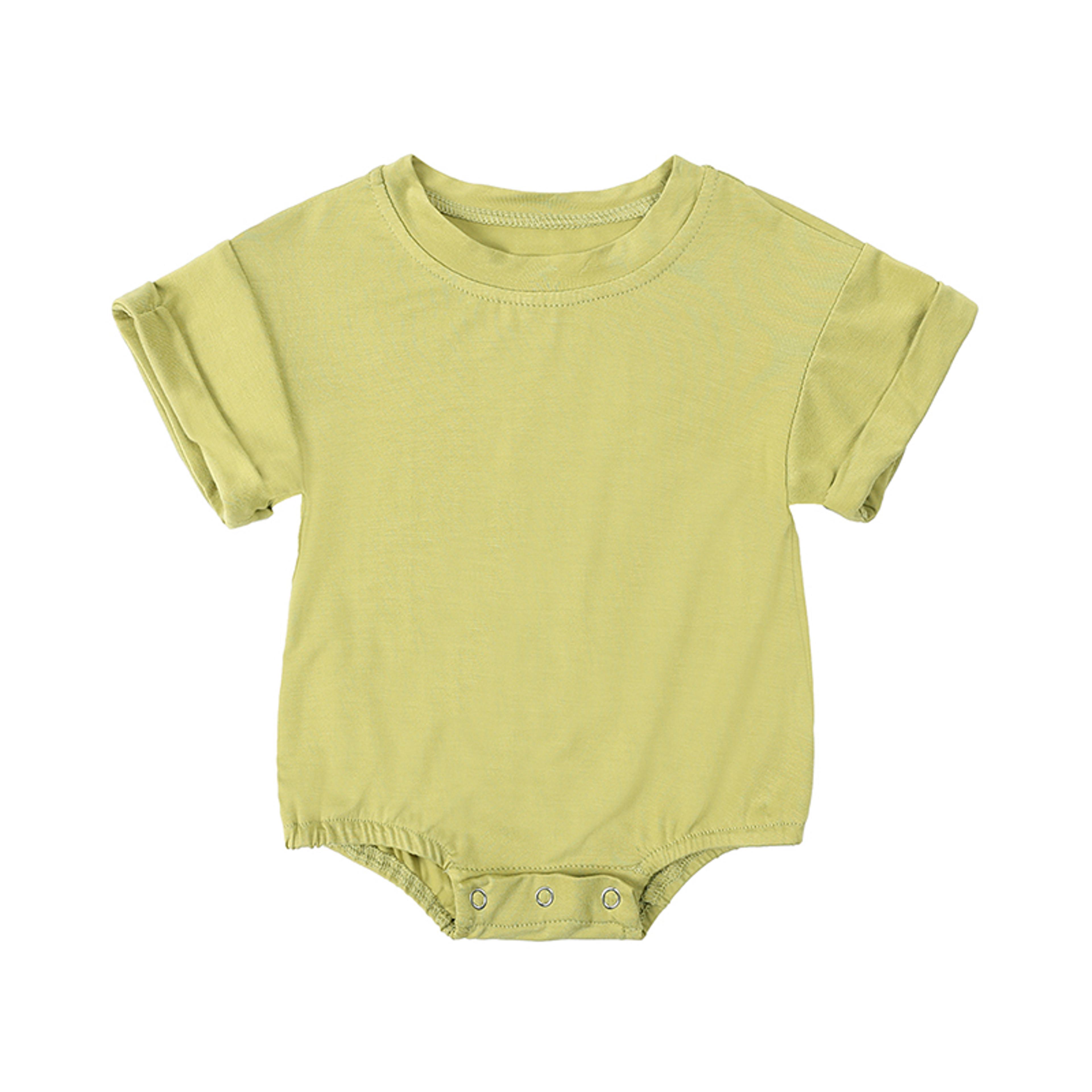 Baby Romper Bamboo Fiber Jumpsuit Casual Newborn Clothes For Boys And Girls Short Sleeve Bodysuit 14