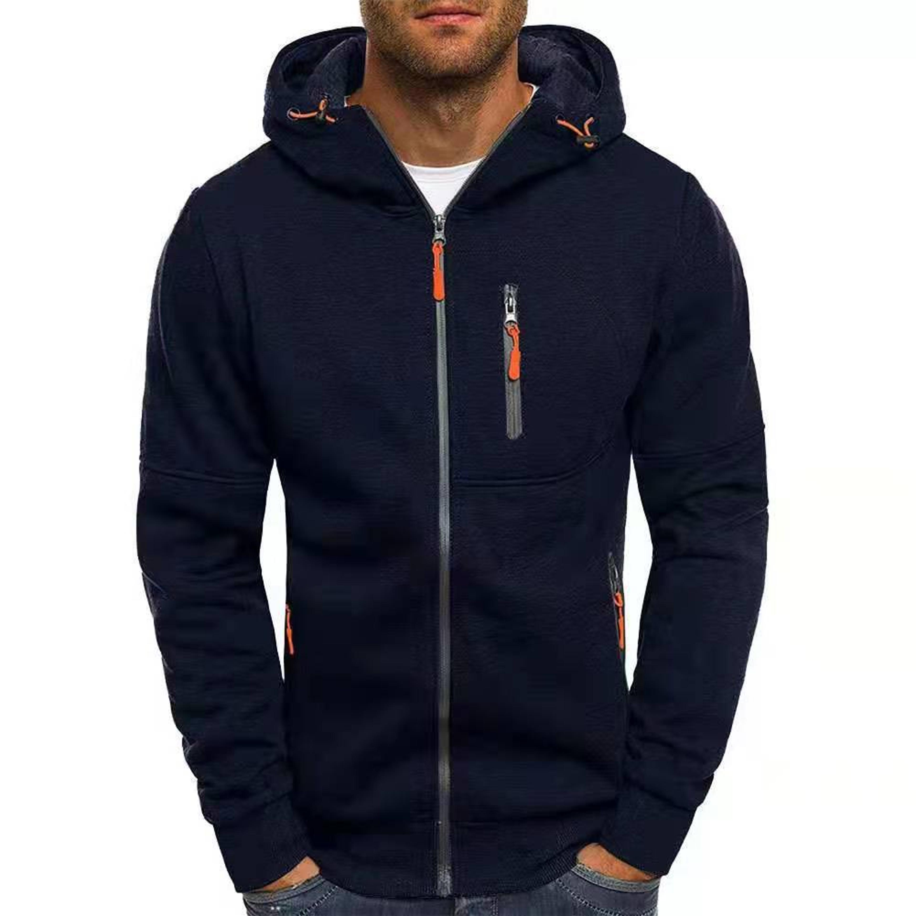 Mens Jacquard Hoodie Premium Fleece Pullover Brand Hooded Sweatshirt For Men Comfort Fit Streetwear 10