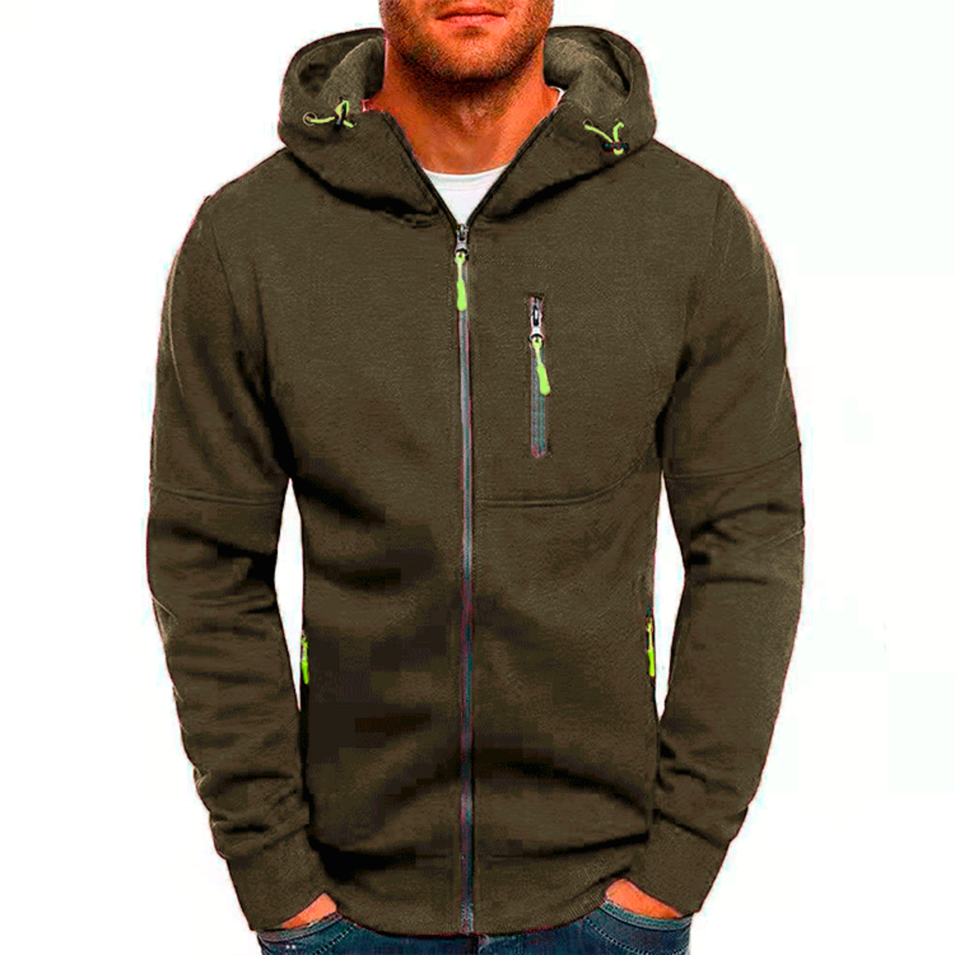 Mens Jacquard Hoodie Premium Fleece Pullover Brand Hooded Sweatshirt For Men Comfort Fit Streetwear 12